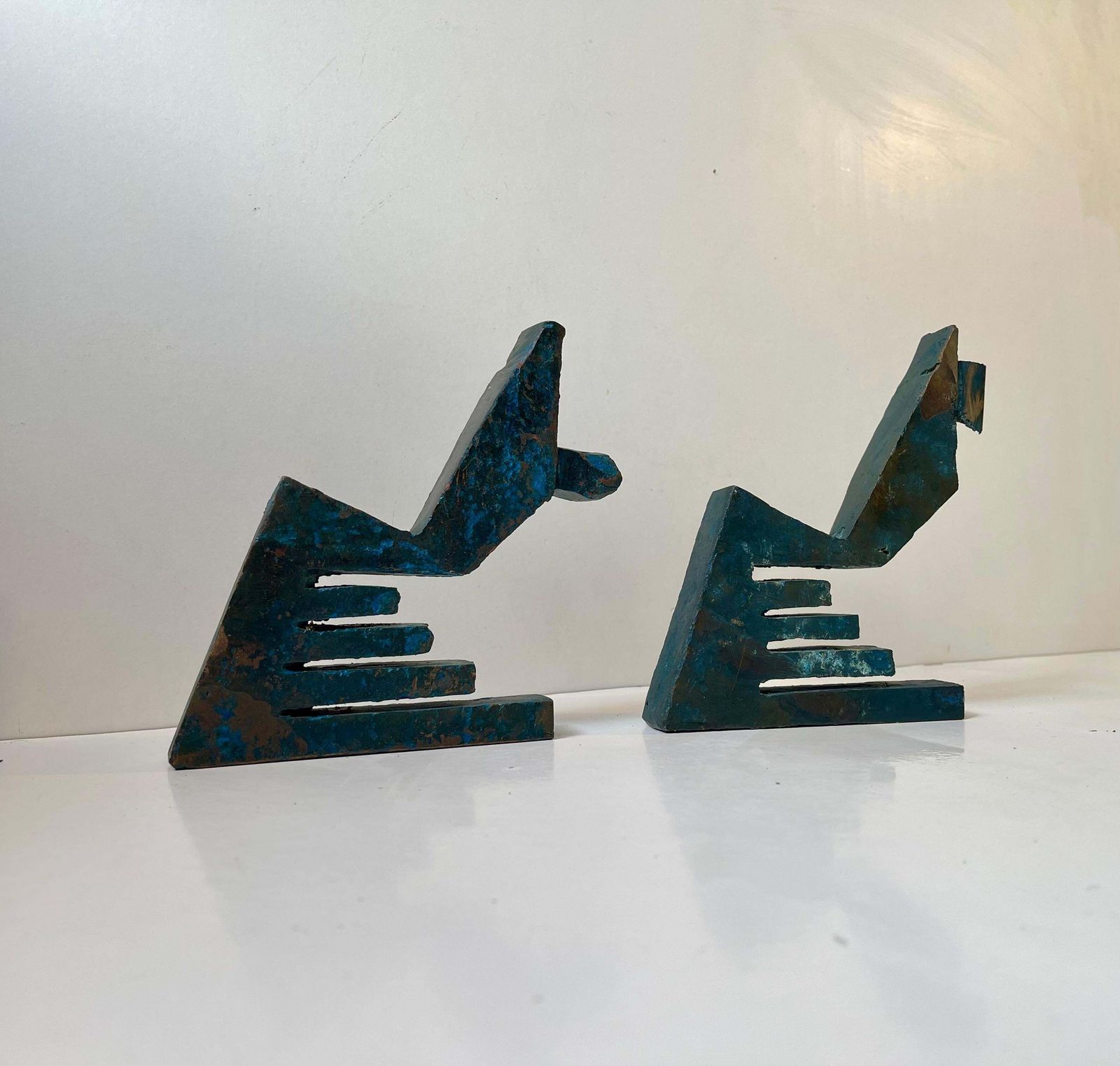 photo furniture Danish Artist Peder Evald Madsen   Brutalist Bronze Sculptures, 1980s