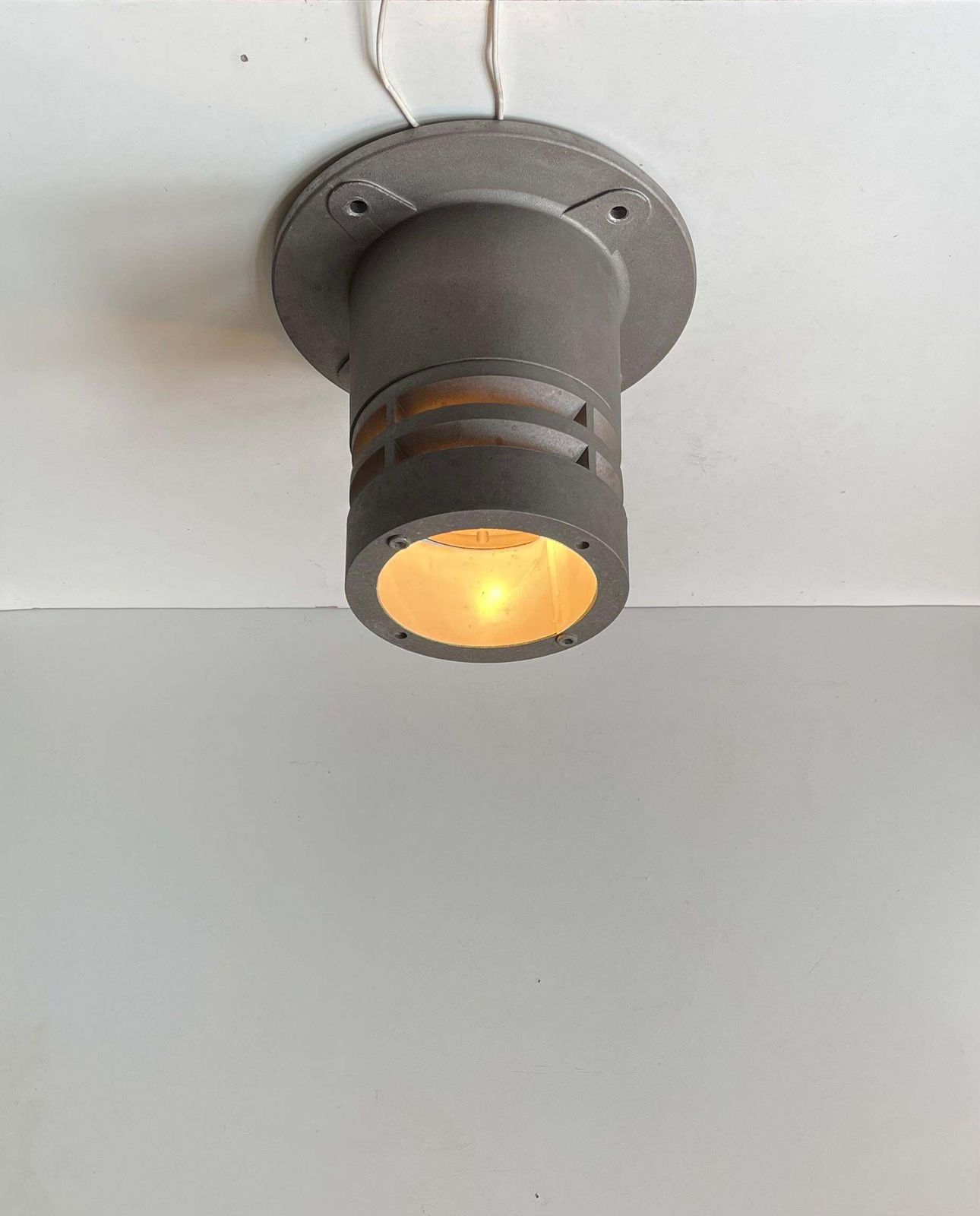 Industrial Pipe Built On Outdoor Lamp By Ole Pless Jørgensen For Nordisk Solar