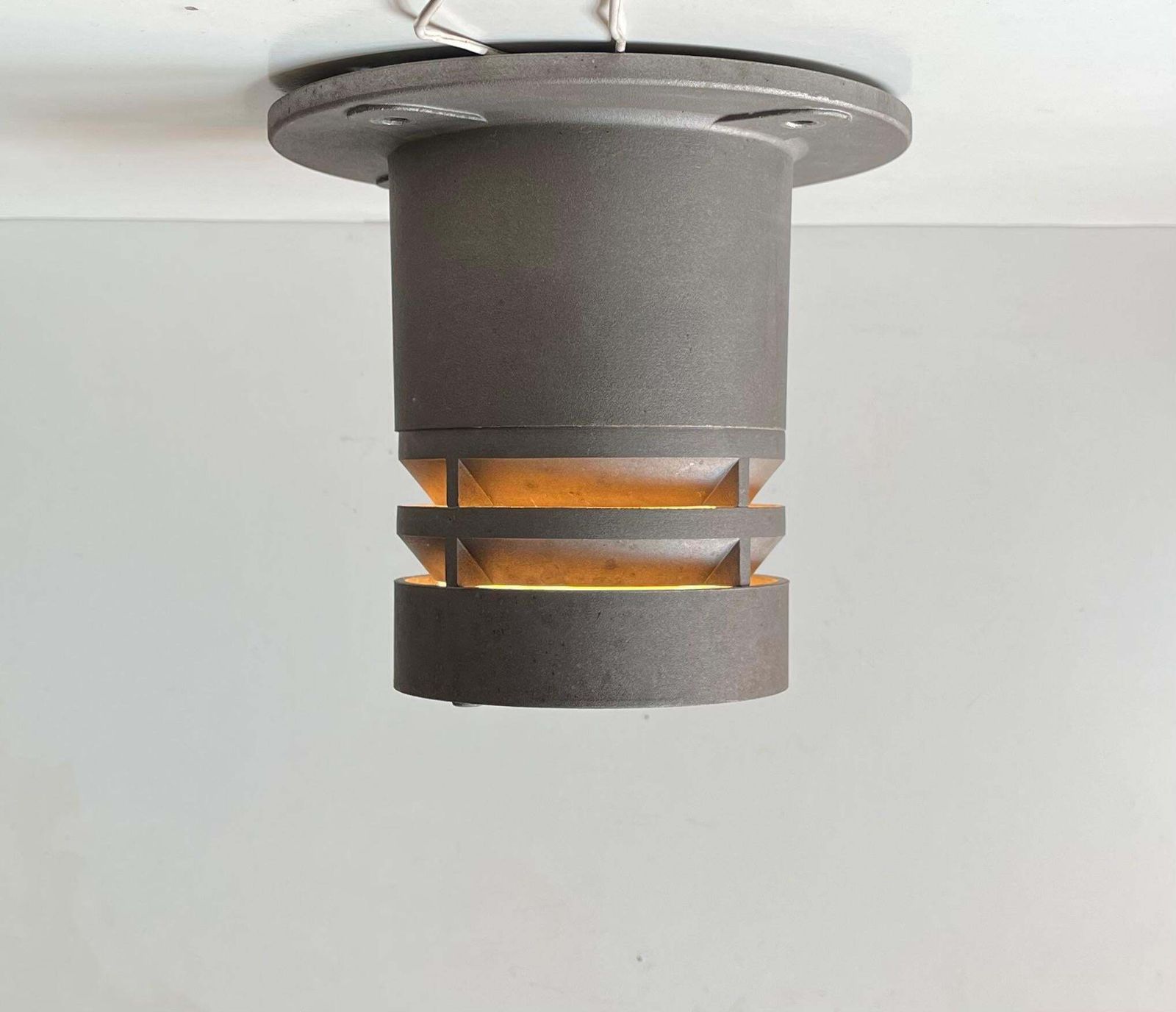 Industrial Pipe Built On Outdoor Lamp By Ole Pless Jørgensen For Nordisk Solar photo furniture