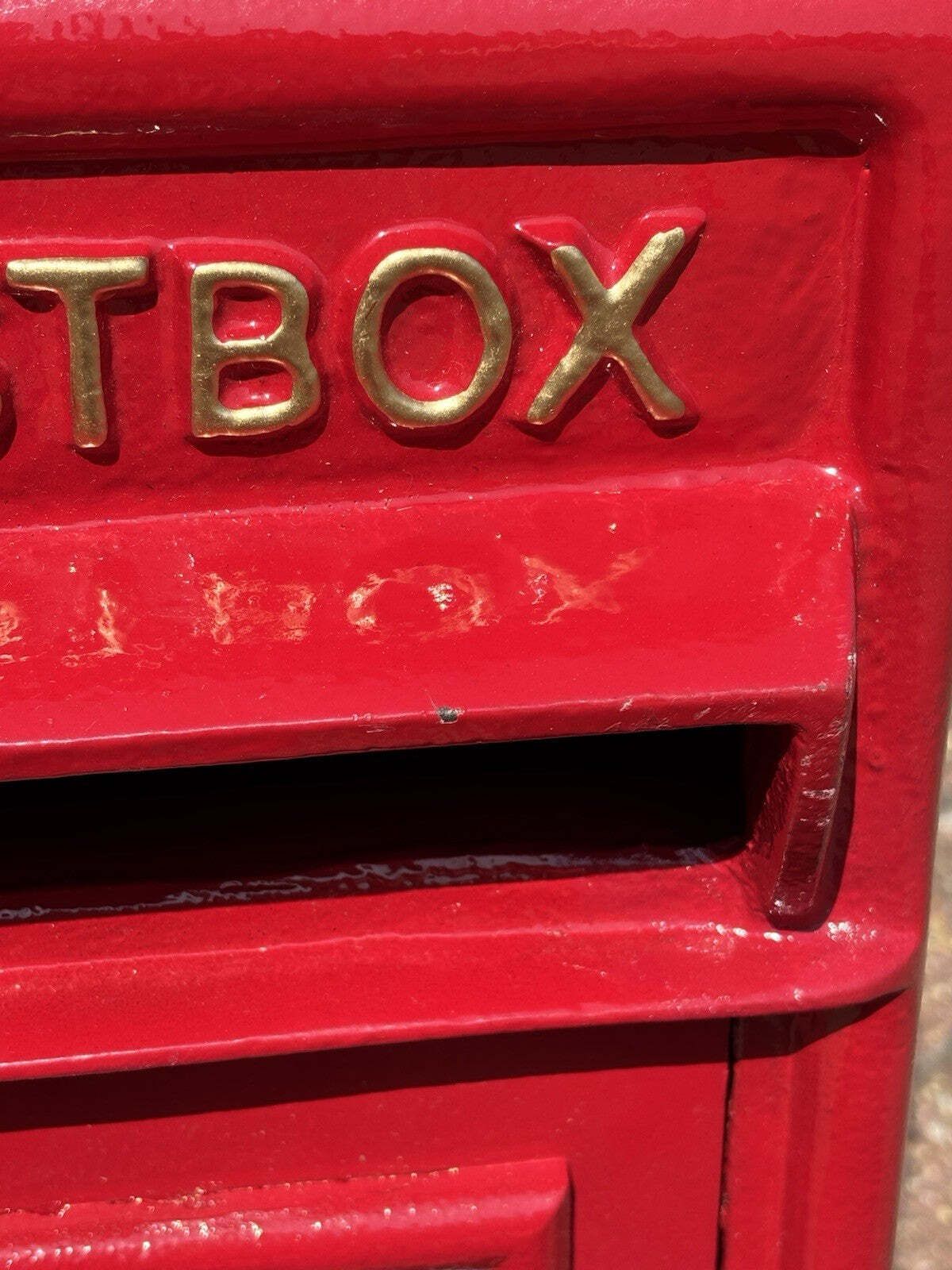 Post Box. Finished In A Bright Red, Comes With 2 Keys. photo 225.0