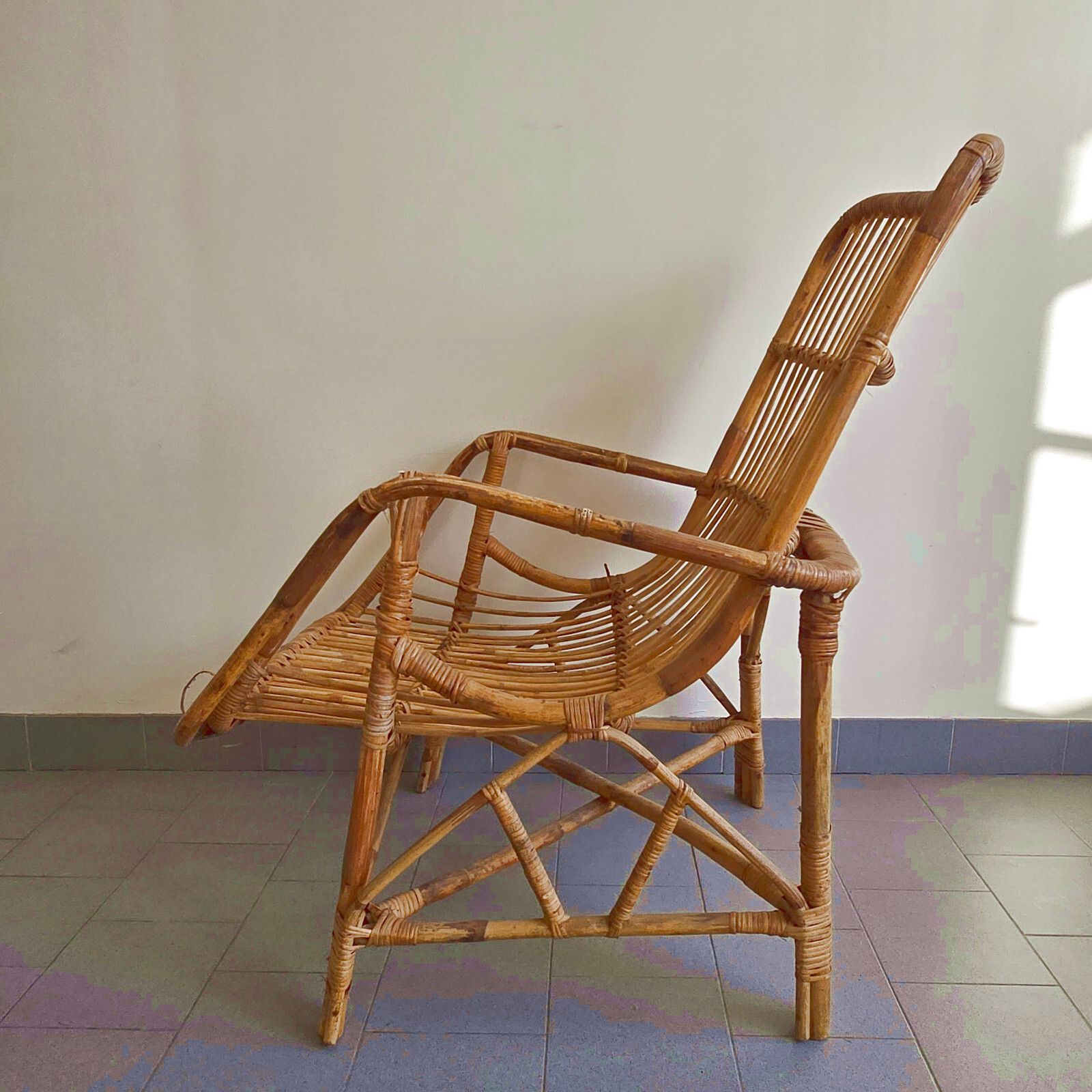 Furniture Vintage 1960s Rattan Armchair 60s Dlg Janine Abraham & Rohe Noordwolde photo