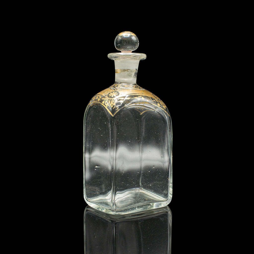 Pair Of Antique Tincture Bottles, English, Glass Apothecary Jars, Georgian, 1800 photo for sale