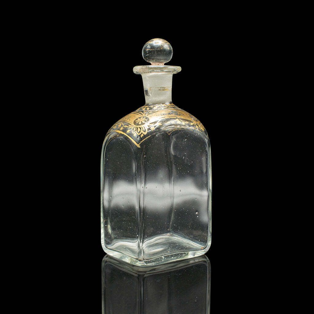 Pair Of Antique Tincture Bottles, English, Glass Apothecary Jars, Georgian, 1800 photo Home Decor