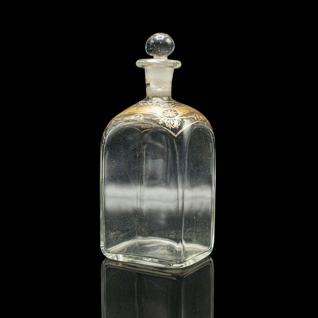 Pair Of Antique Tincture Bottles, English, Glass Apothecary Jars, Georgian, 1800 photo vinterior
