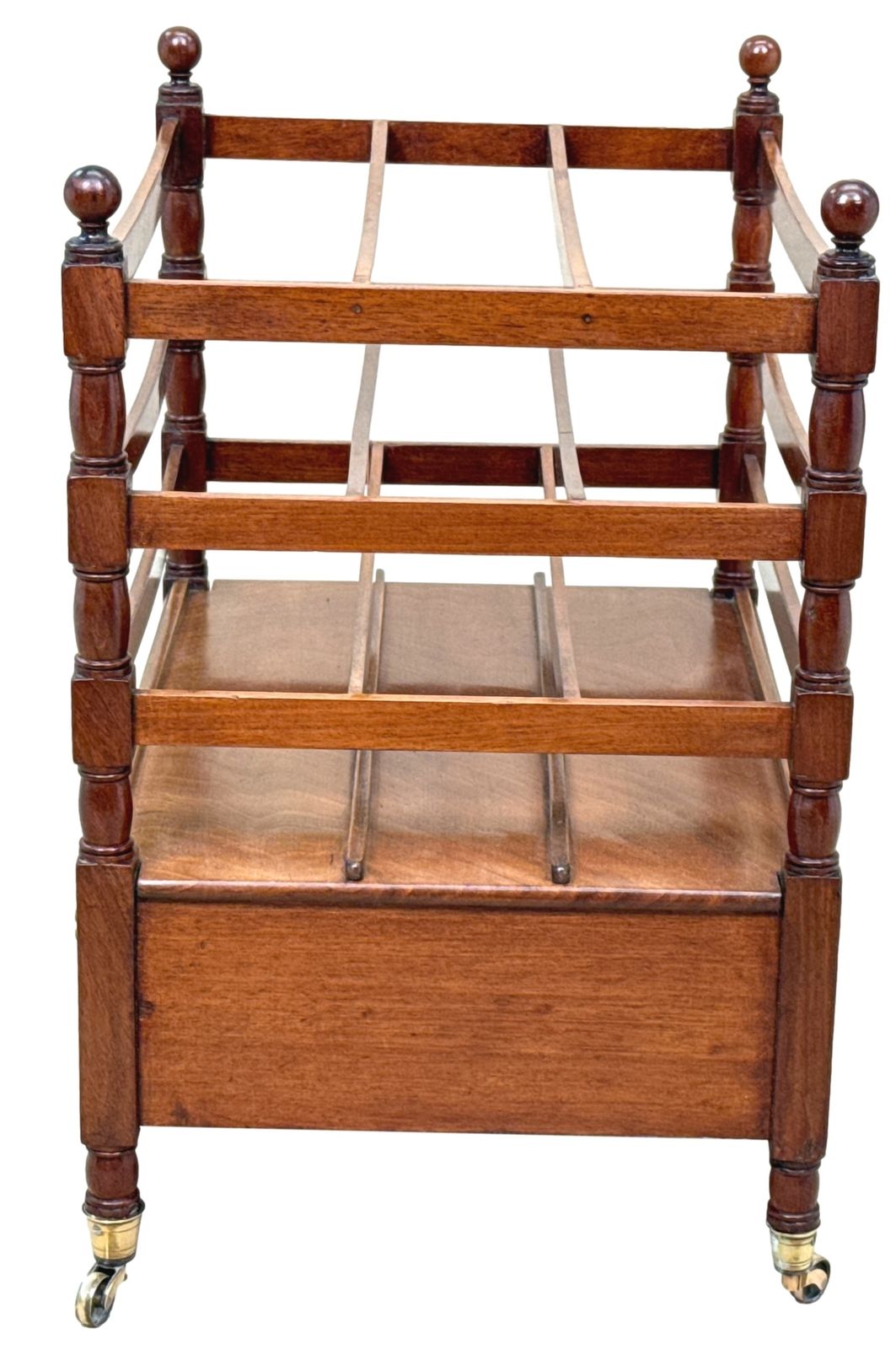 Regency Mahogany Boat Shaped Canterbury (England, Circa 1820) photo 2100.0