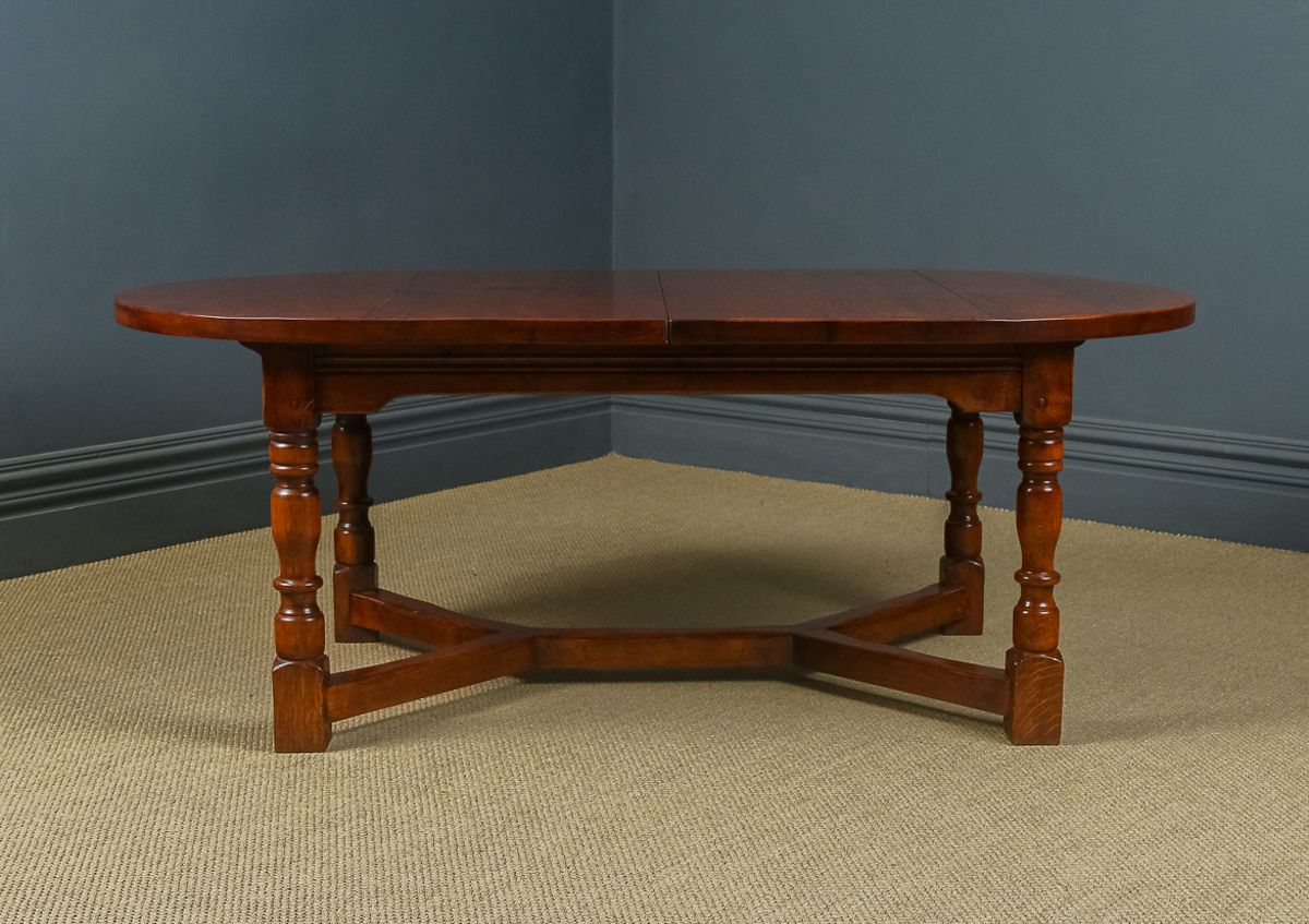 17th Century Style 8ft 3” Oak Farmhouse Kitchen Dining Refectory Serving Table (Circa 1980) photo buy