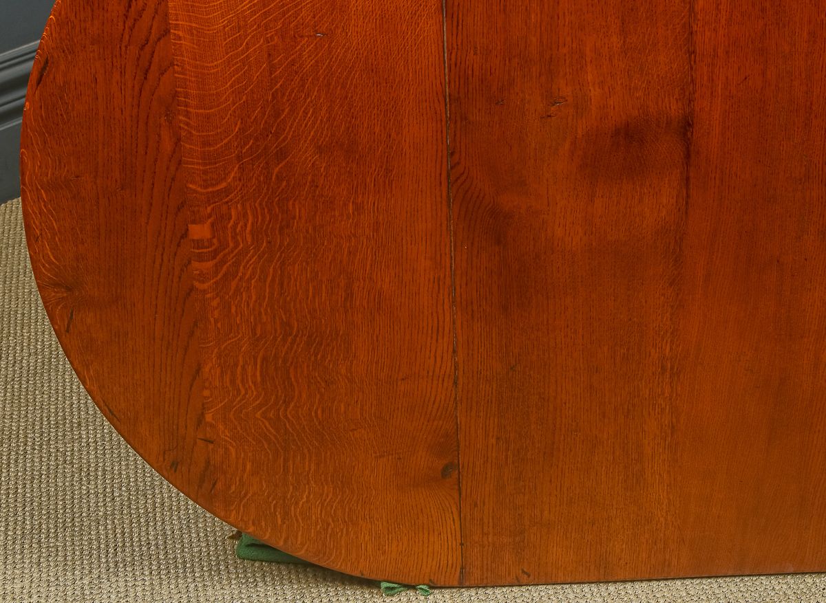 photo vinterior 17th Century Style 8ft 3” Oak Farmhouse Kitchen Dining Refectory Serving Table (Circa 1980)