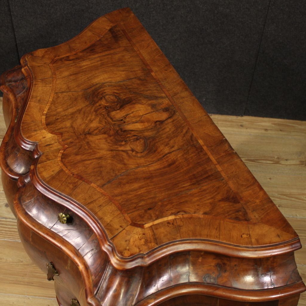 Furniture Venetian Dresser In Wood From The 20th Century photo