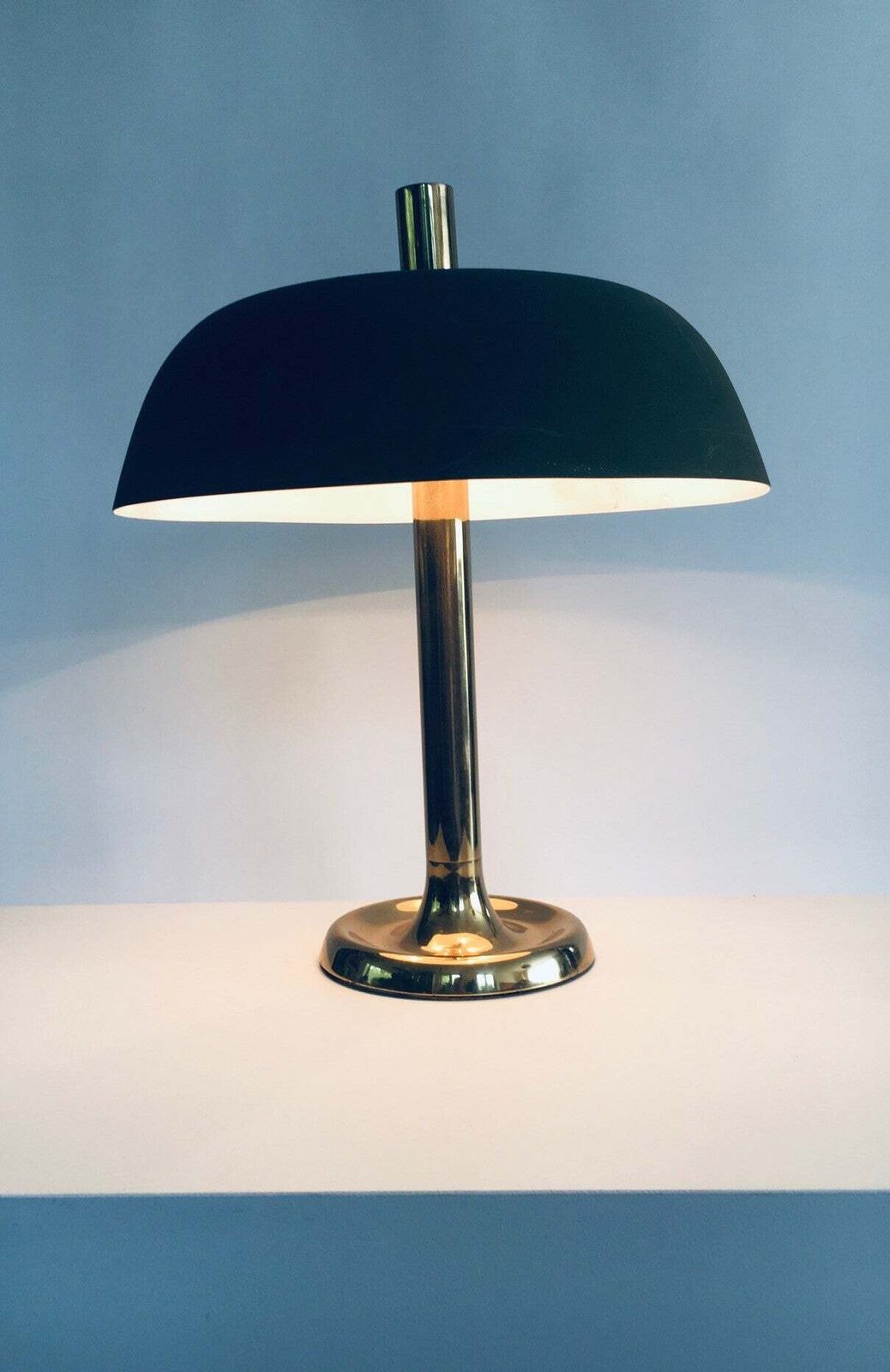 Mid Century Modern Design Mushroom Tafellamp Model 7377 Van Egon Hillebrand, Duitsland, Jaren 1970 photo for sale