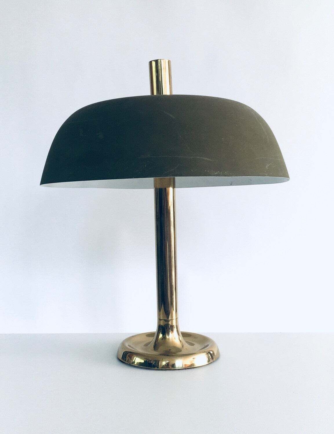 Midcentury Modern Design Mushroom Table Lamp Model 7377 By Egon Hillebrand, Germany 1970's photo Lighting