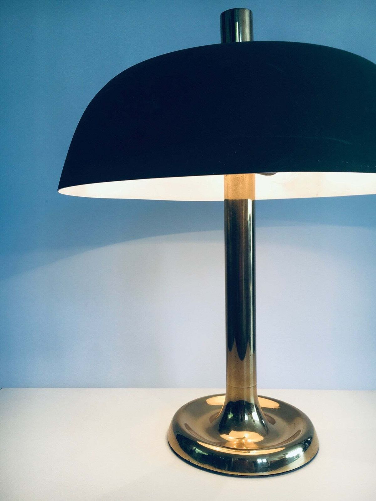 Midcentury Modern Design Mushroom Table Lamp Model 7377 By Egon Hillebrand, Germany 1970's photo buy