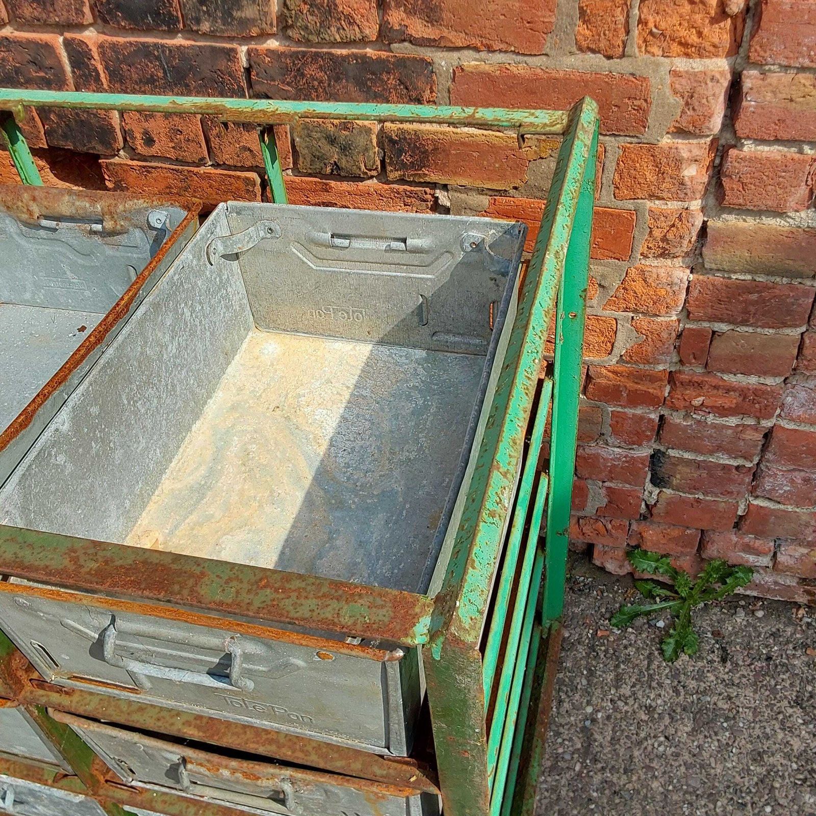 photo furniture Industrial Tote Boxes With Racking