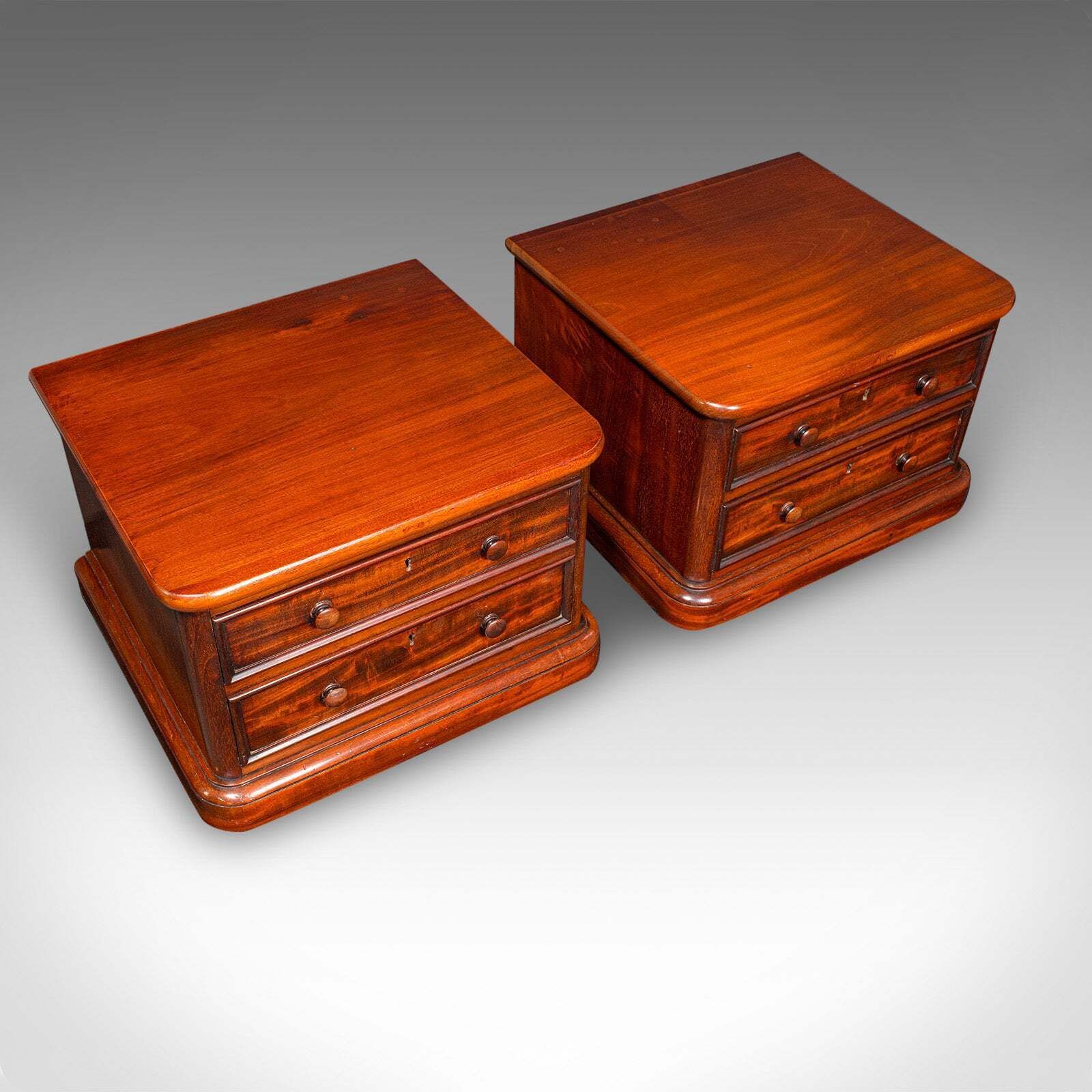 Pair Of Antique Collector's Chests, English, Specimen Cases, Victorian, C.1870 photo buy