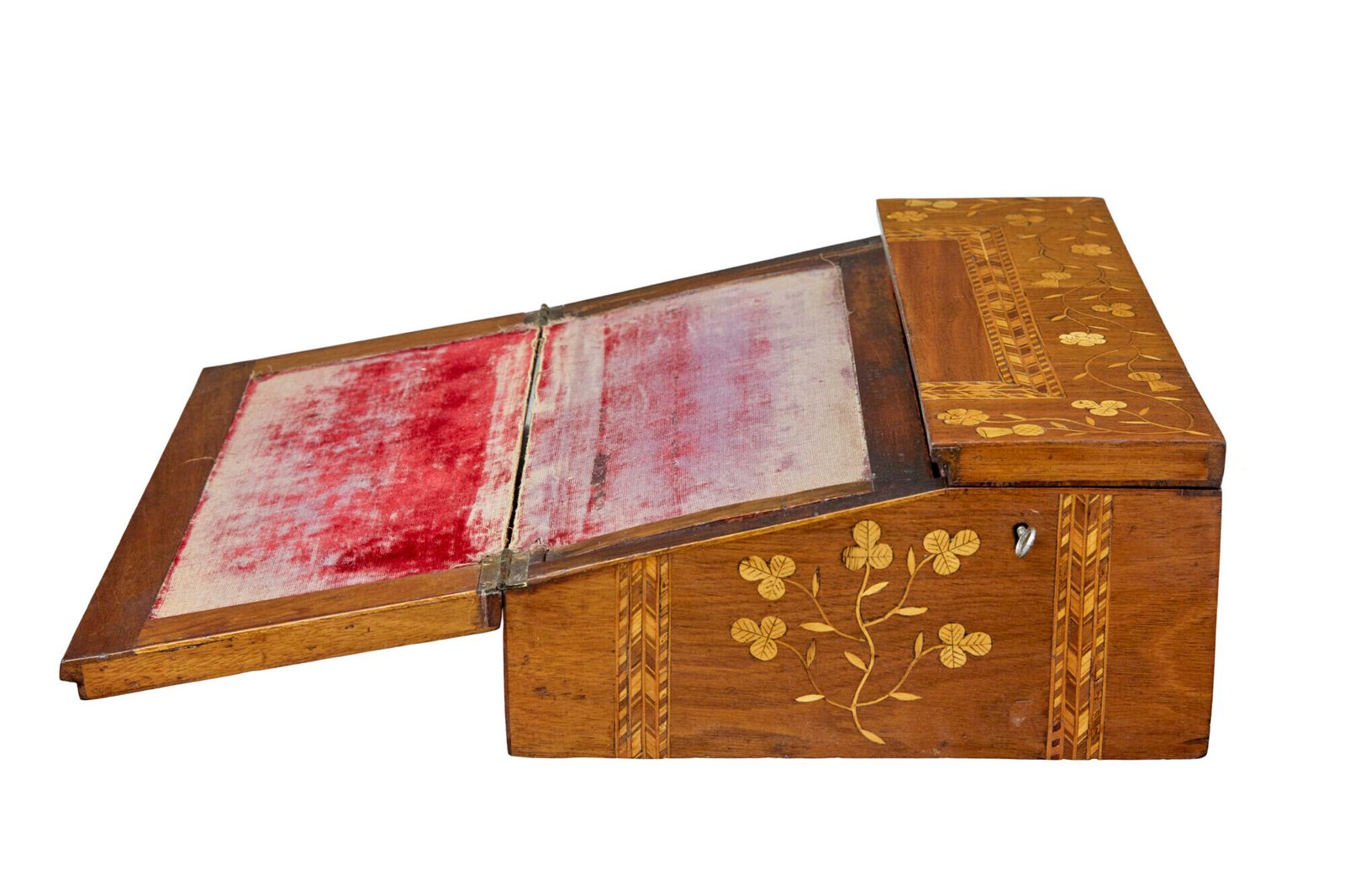 19th Century Inlaid Irish Killarney Writing Slope photo vinterior