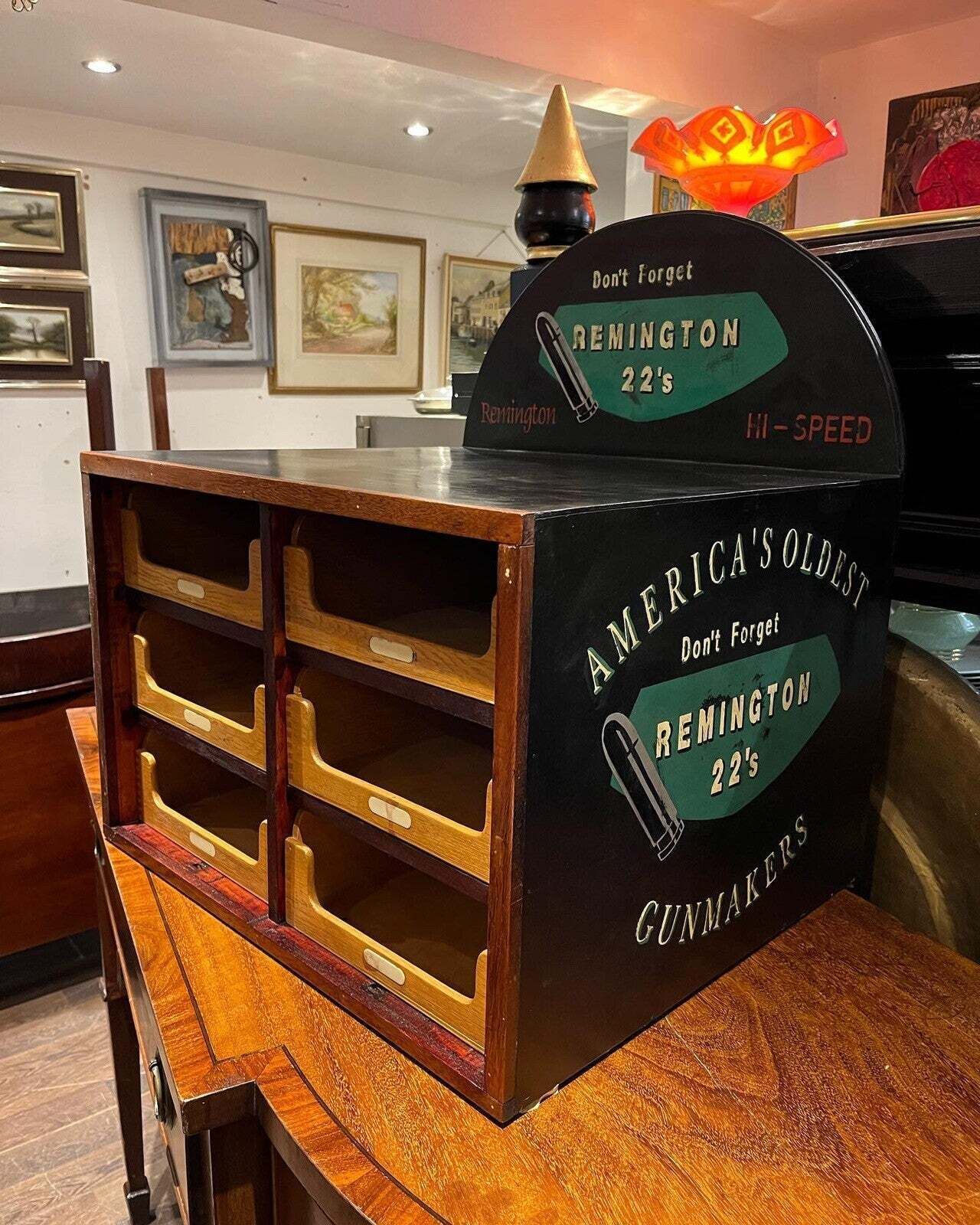 photo furniture Set Of Shop Drawers. Advertising Cabinet. Remington Shop Counter Cabinet.