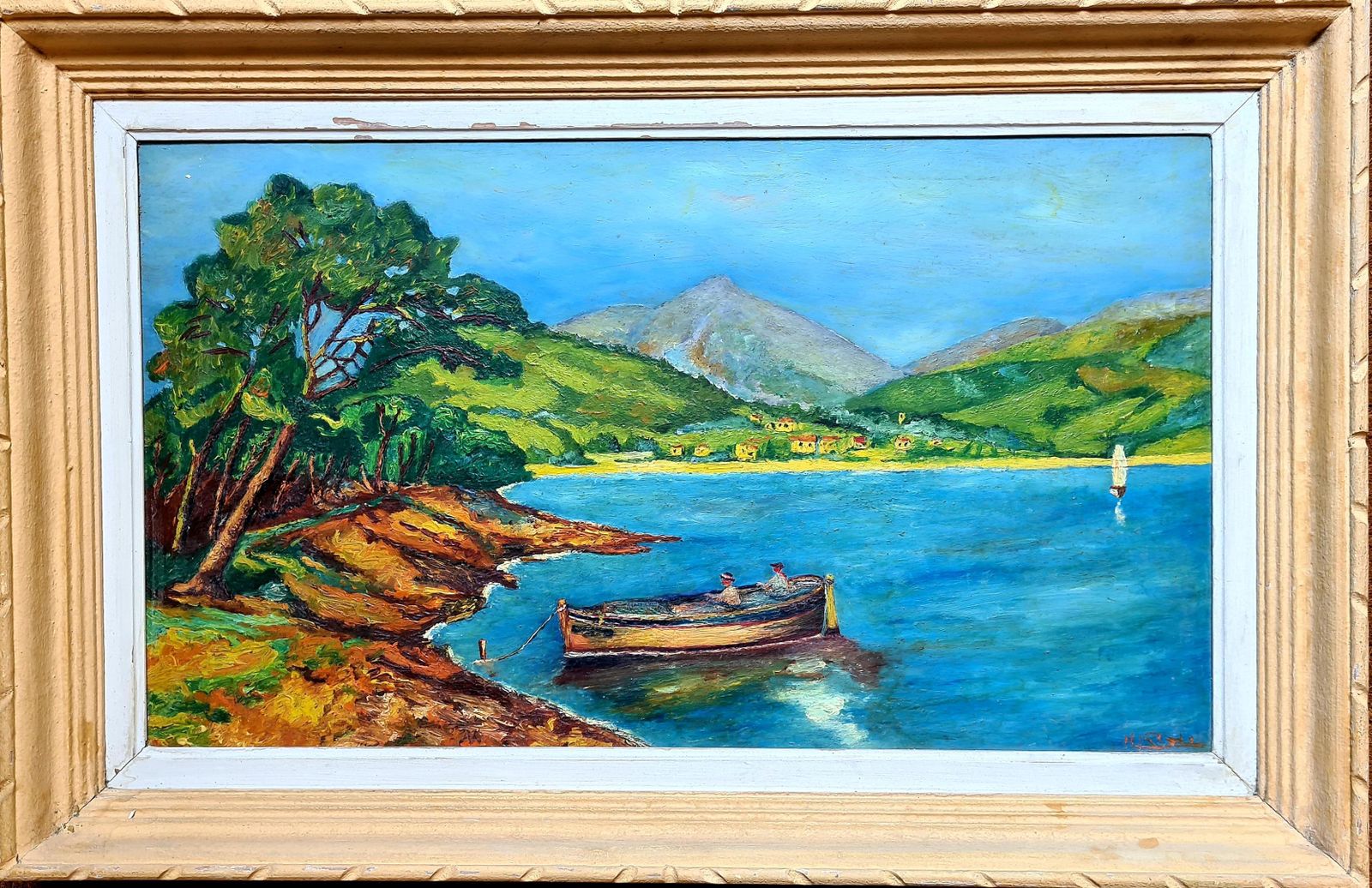 Fauvist Marine Landscape, The Cote D'azur