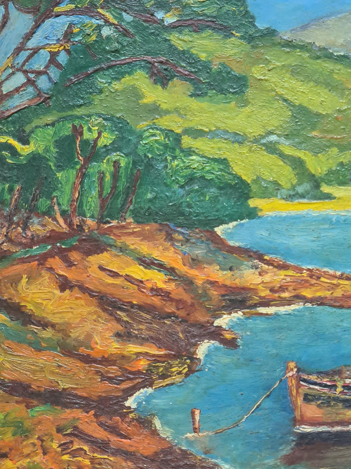 Fauvist Marine Landscape, The Cote D'azur photo buy