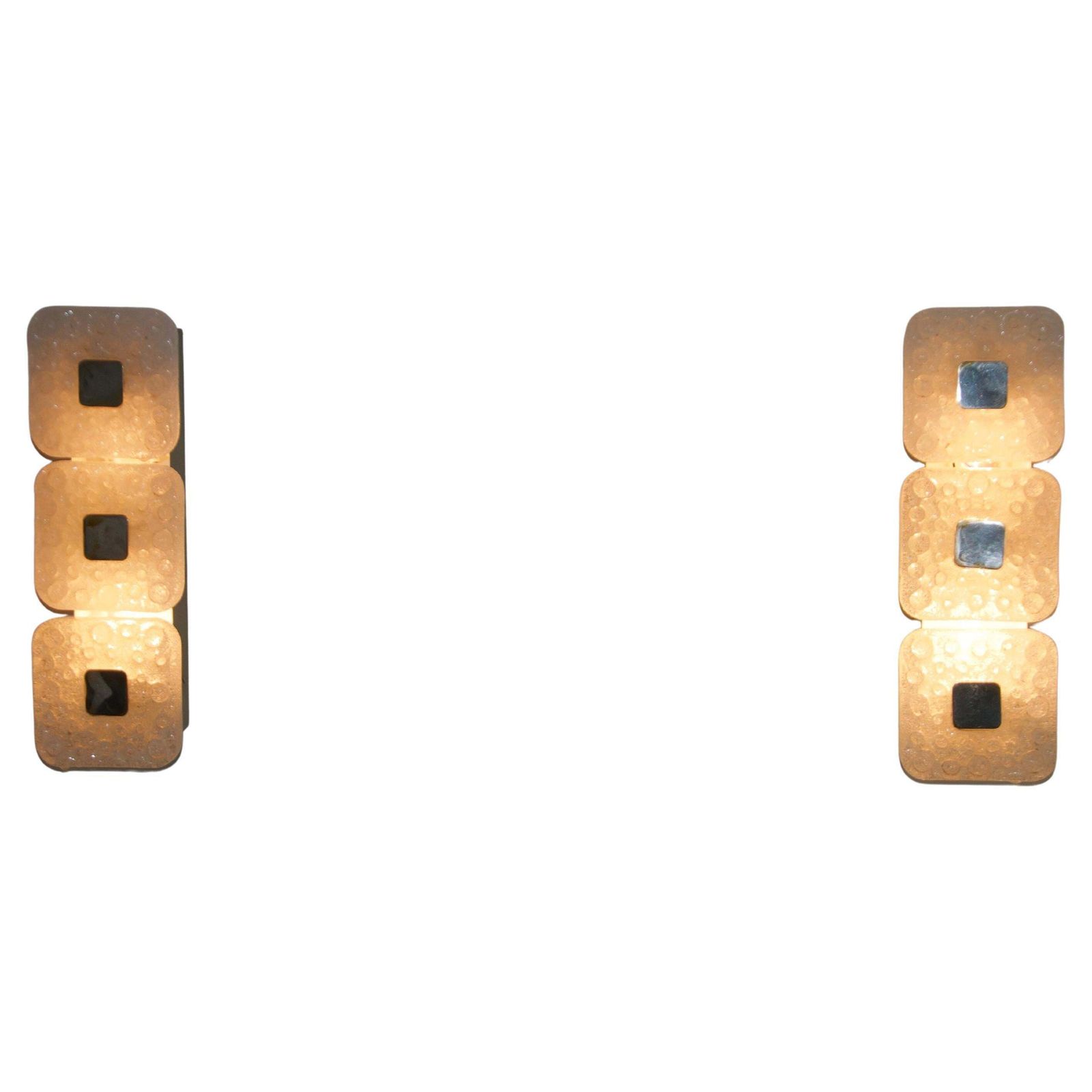 Pair Of Metal Wall Lamps By Kaiser Leuchten, Germany 1970s