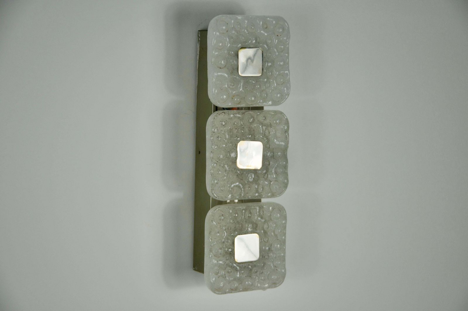 Pair Of Metal Wall Lamps By Kaiser Leuchten, Germany 1970s photo buy