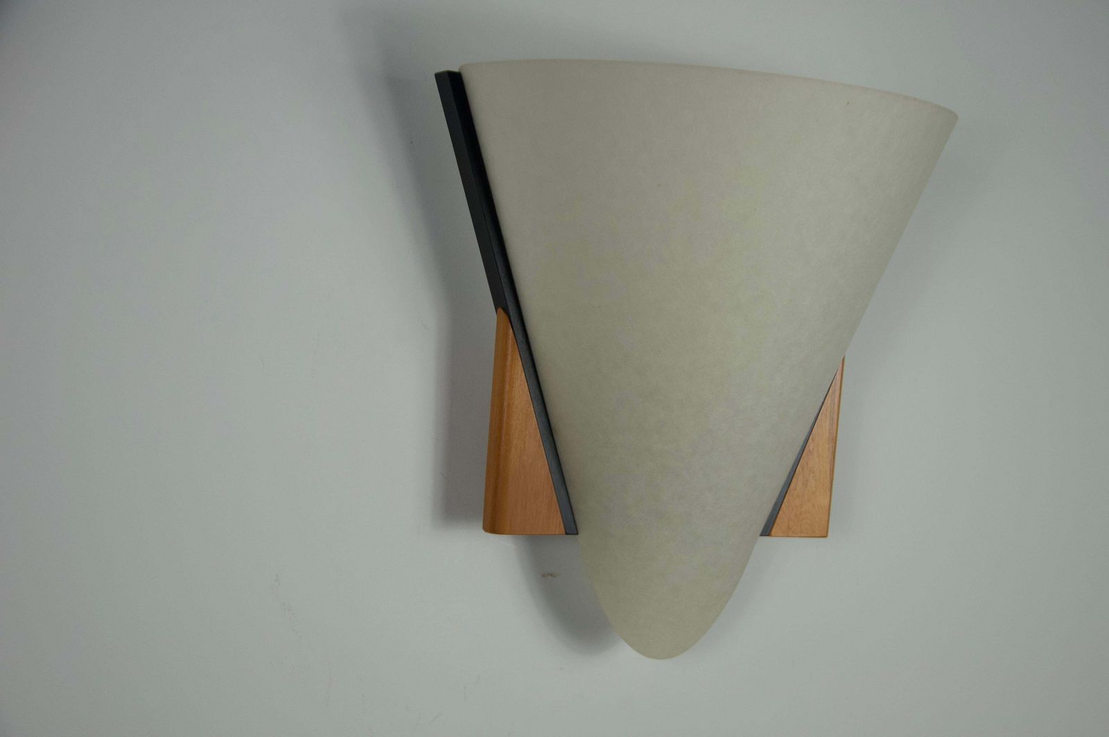 1342.0 Pair Of Wooden Wall Lamps By Domus, 1970s photo