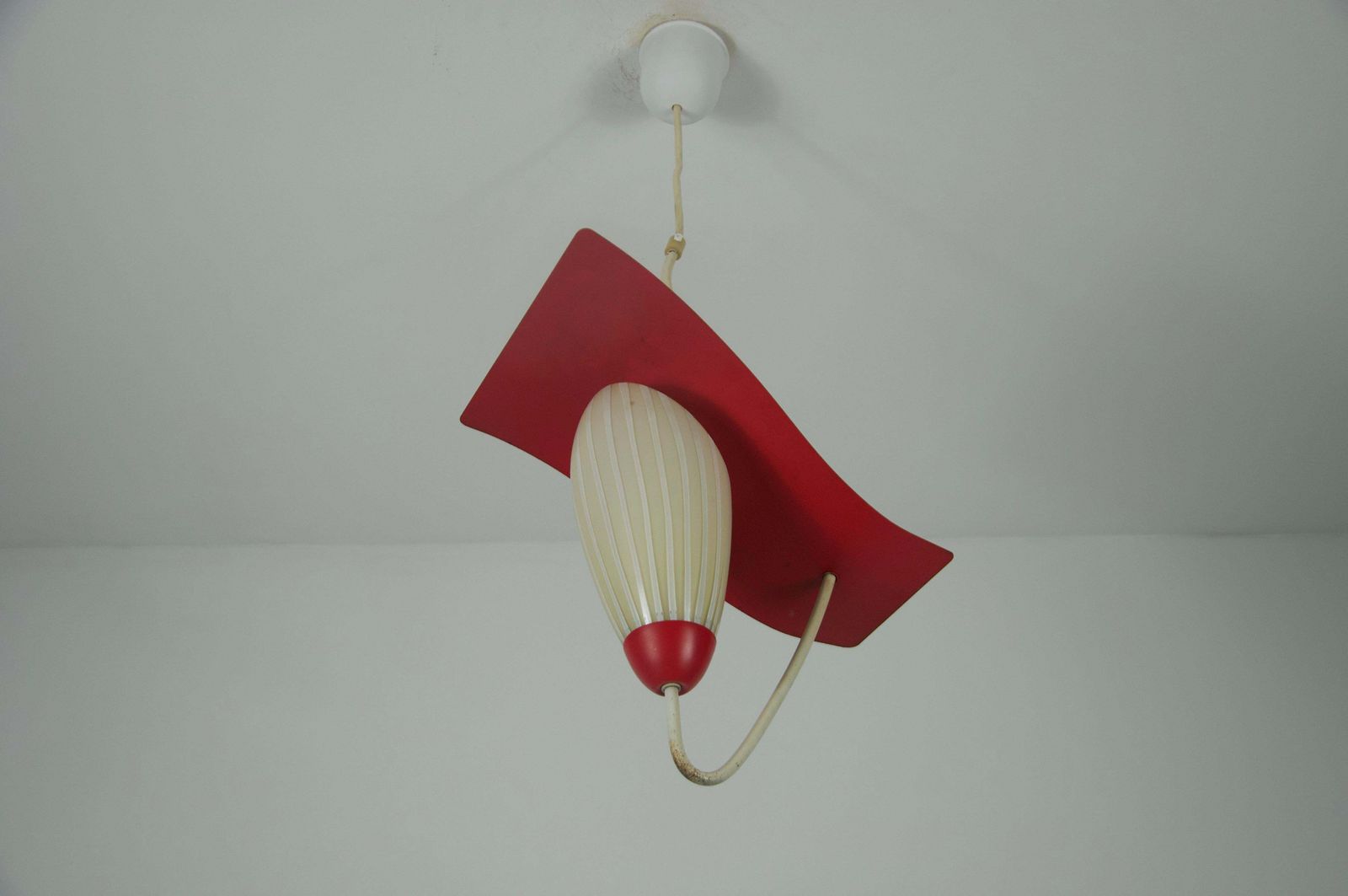 Mid Century Glass And Metal Sputnik Ceiling Lamp, Germany, 1960s photo buy