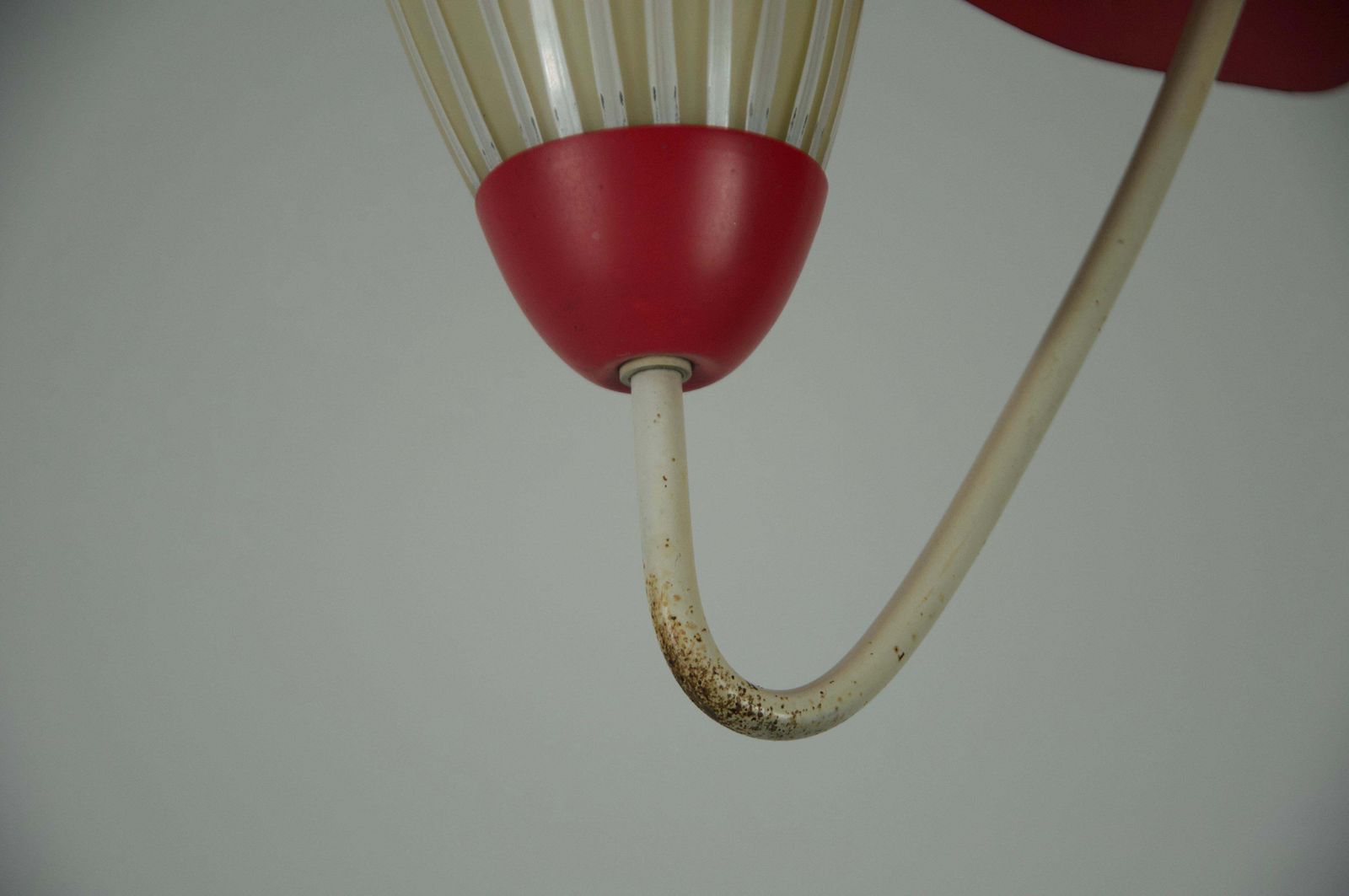 photo furniture Mid Century Glass And Metal Sputnik Ceiling Lamp, Germany, 1960s