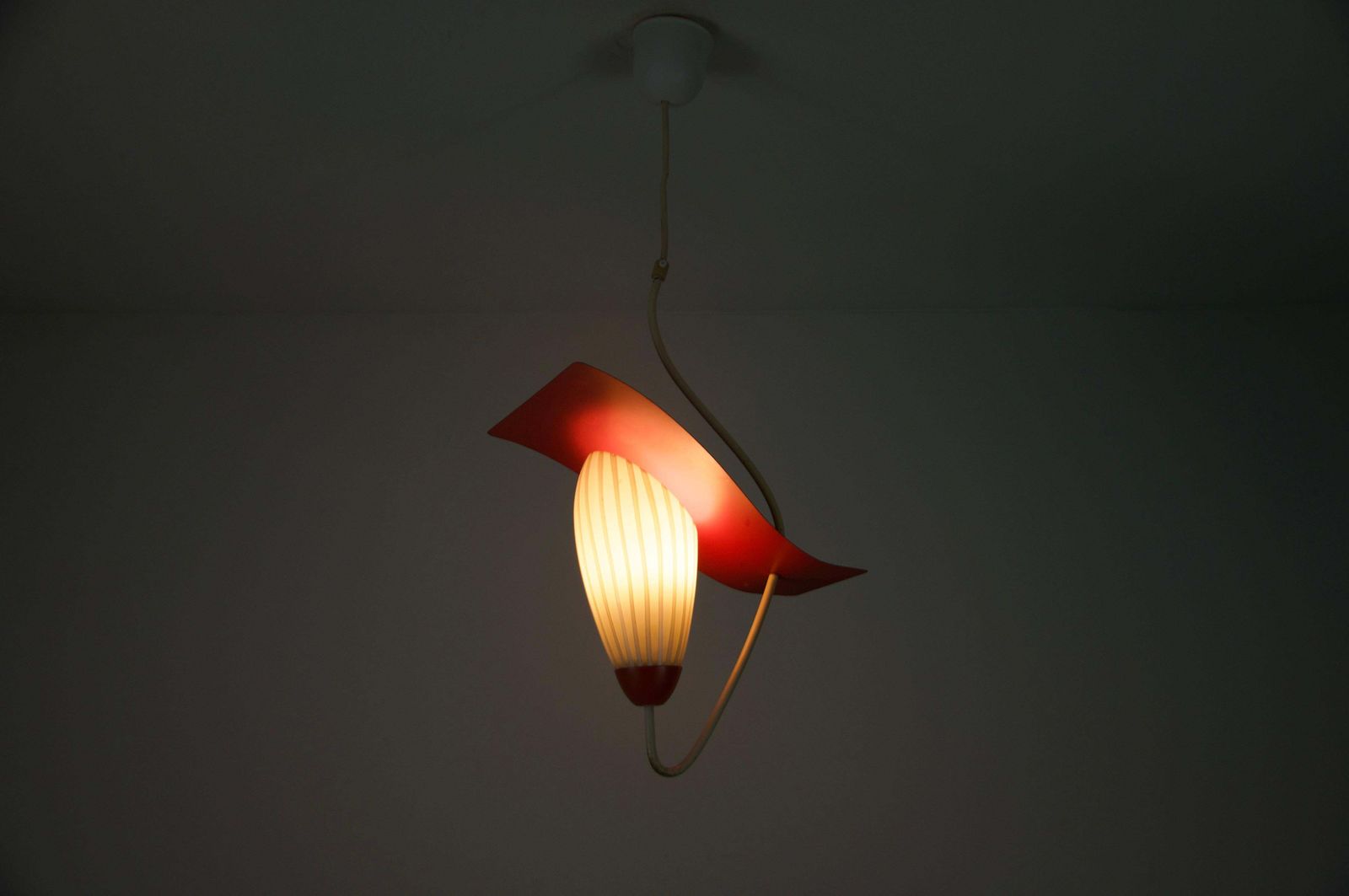 photo for sale Mid Century Glass And Metal Sputnik Ceiling Lamp, Germany, 1960s