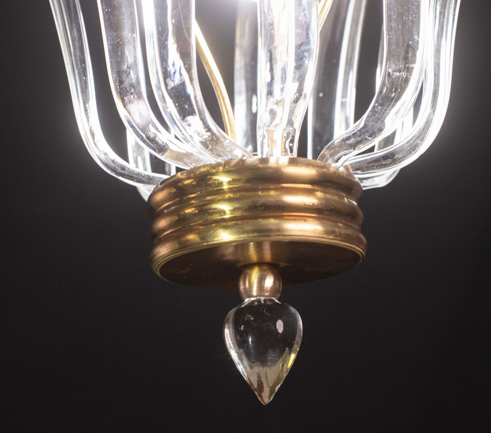 Midcentury Jewel Murano Glass Chandelier By Barovier E Toso, 1950s photo Lighting