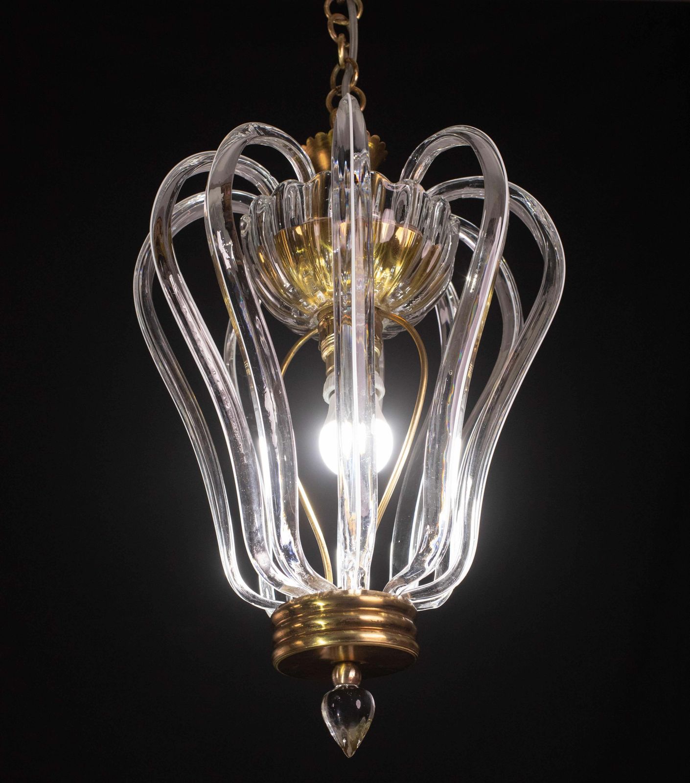 Midcentury Jewel Murano Glass Chandelier By Barovier E Toso, 1950s photo 1743.0