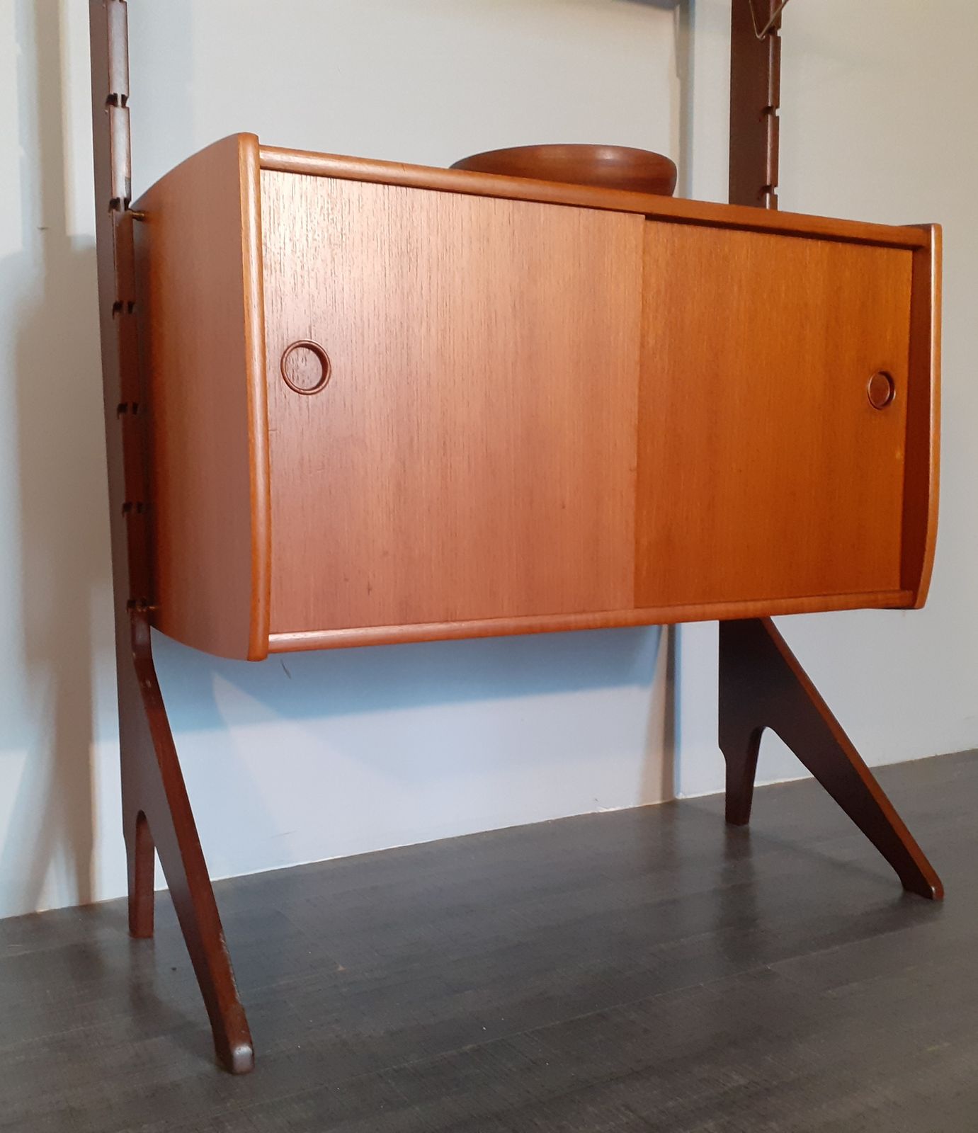 Ergo Freestanding Unit In Teak,  Scandinavian Mid Century 1960s photo 950.0