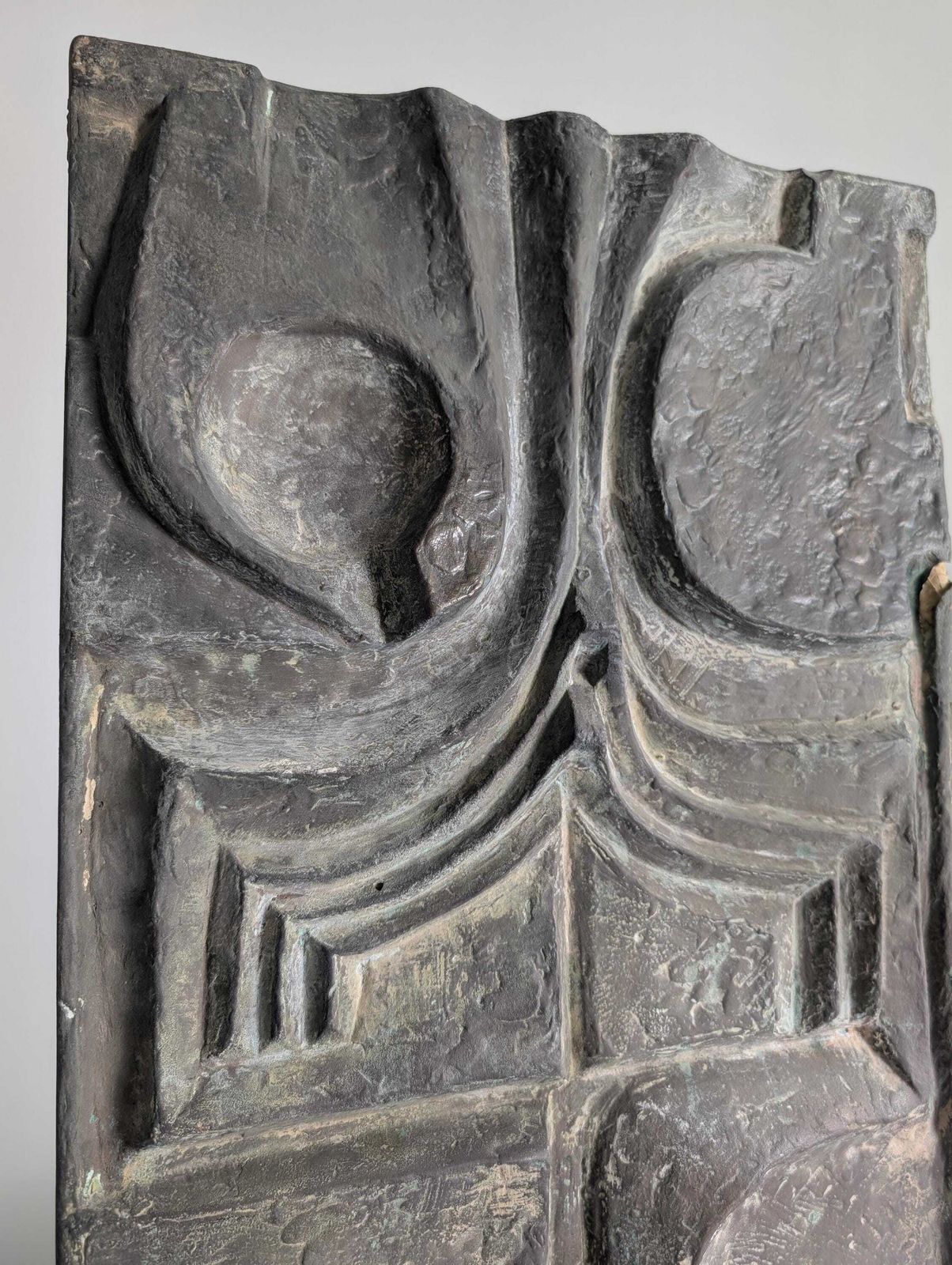 Brutalist Fiberglass Relief Sculpture Plaque, 1960s photo furniture