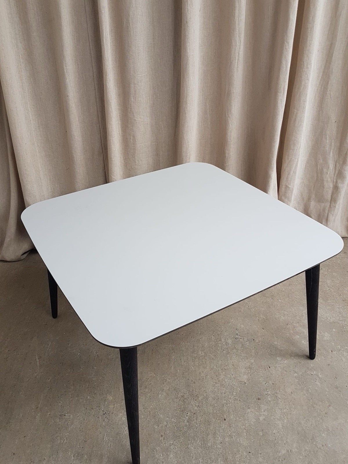 photo vinterior Vtg Late Mid Century Danish Side Coffee Table Scandi Retro R892