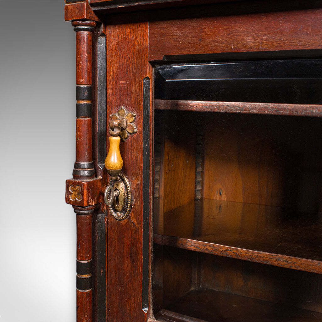 Antique Reception Hall Cabinet, English, Cupboard, Aesthetic Period, Victorian photo buy