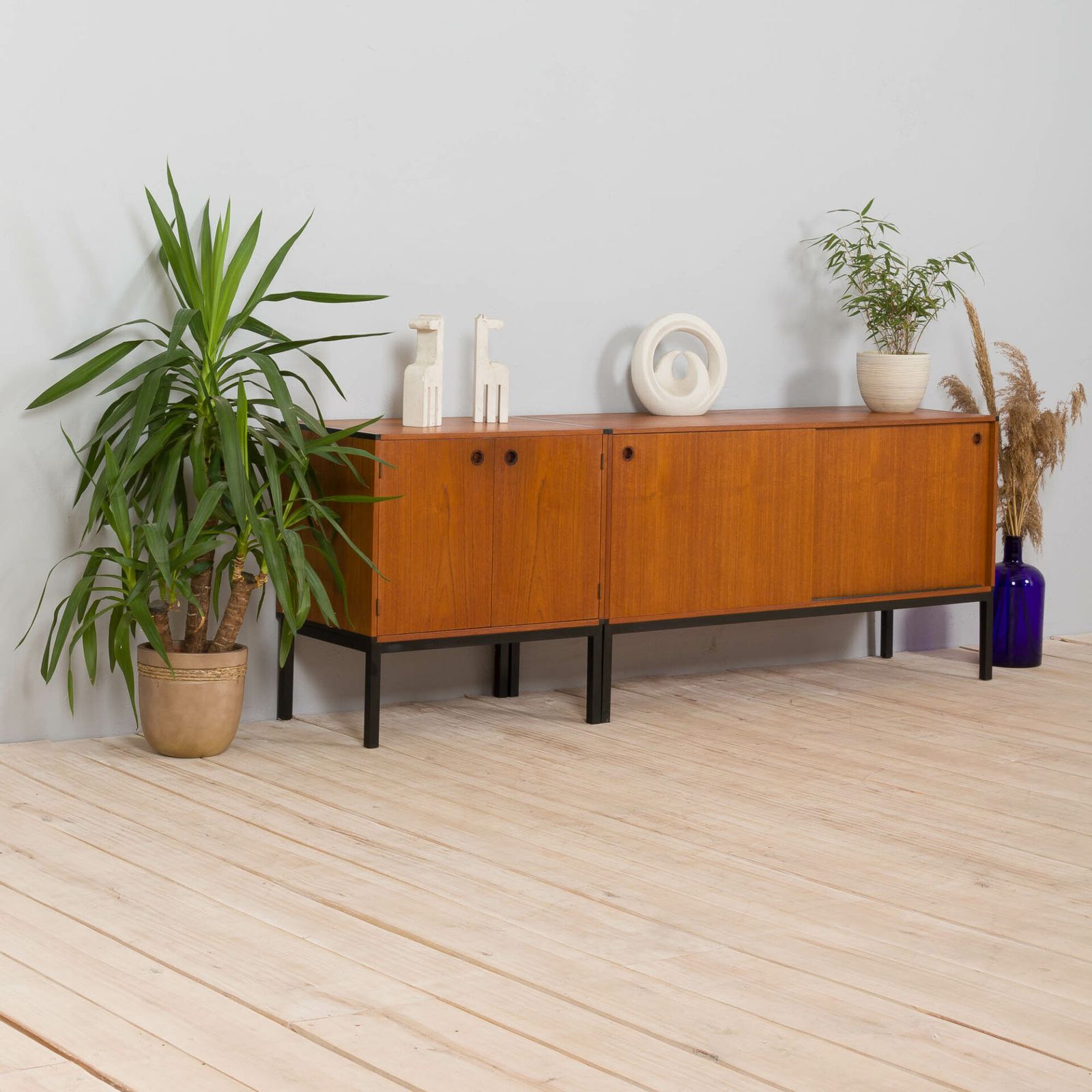 Set Of 2 Teak Credenzas By Aksel Kjersgaard Danish Sideboard, 1960s photo furniture