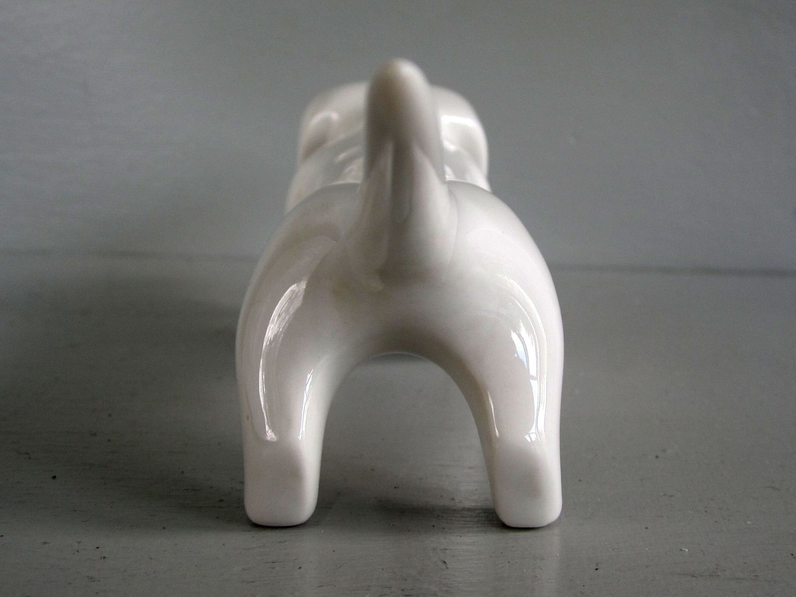 Sgrafo Modern Rare German Porcelain Dachshund Dog Figurine photo buy