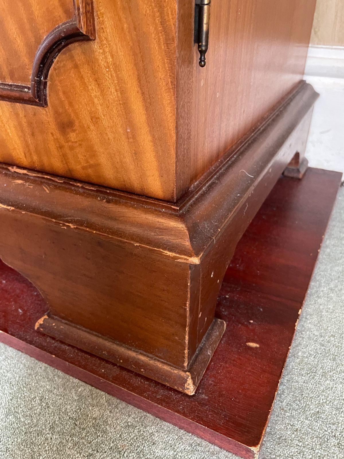 photo for sale Craftsmen Made Reproduction Hardwood Bookcase / Display Cabinet