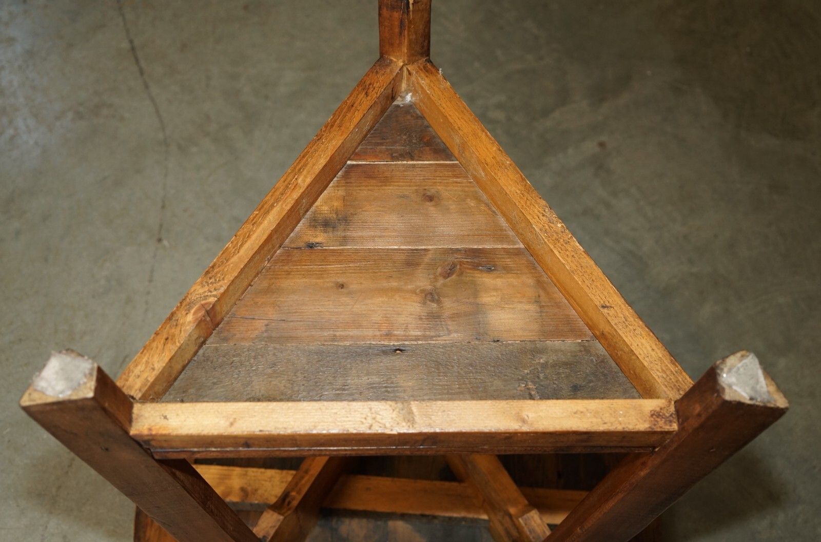 photo buy 19th Century Primative Pine Cricket Table Stunning Timber Patina Must See Pics