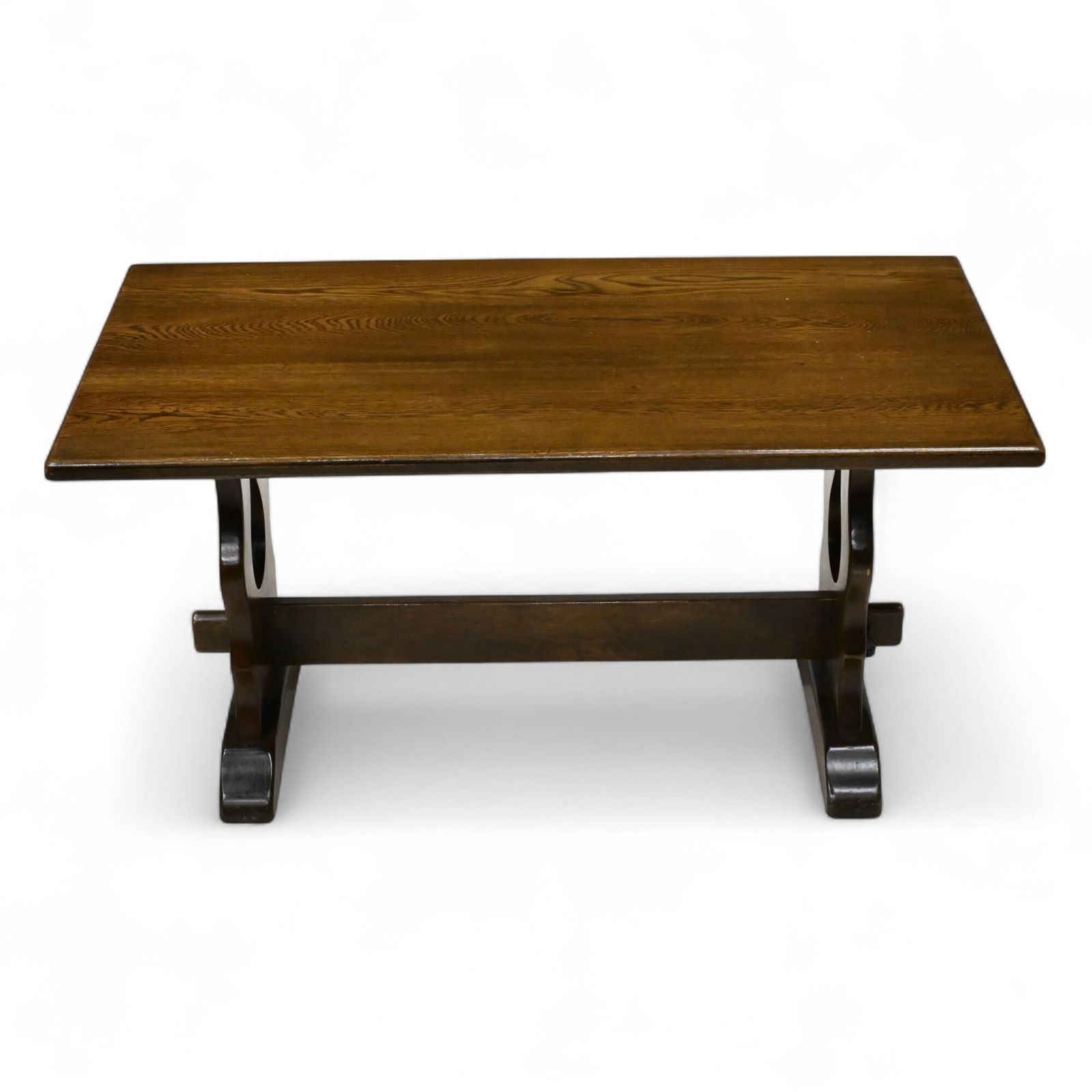 Large Oak Coffee Table Tudor Refectory Style Jaycee Free Uk Delivery photo vinterior