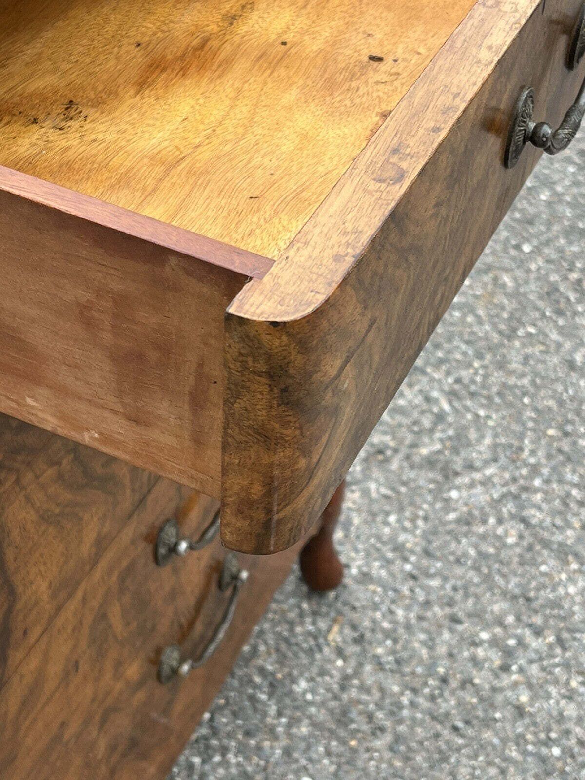 Furniture Art Deco Walnut Chest Of Drawers.Maurice Adams Of London W1. Amazing Quality. photo