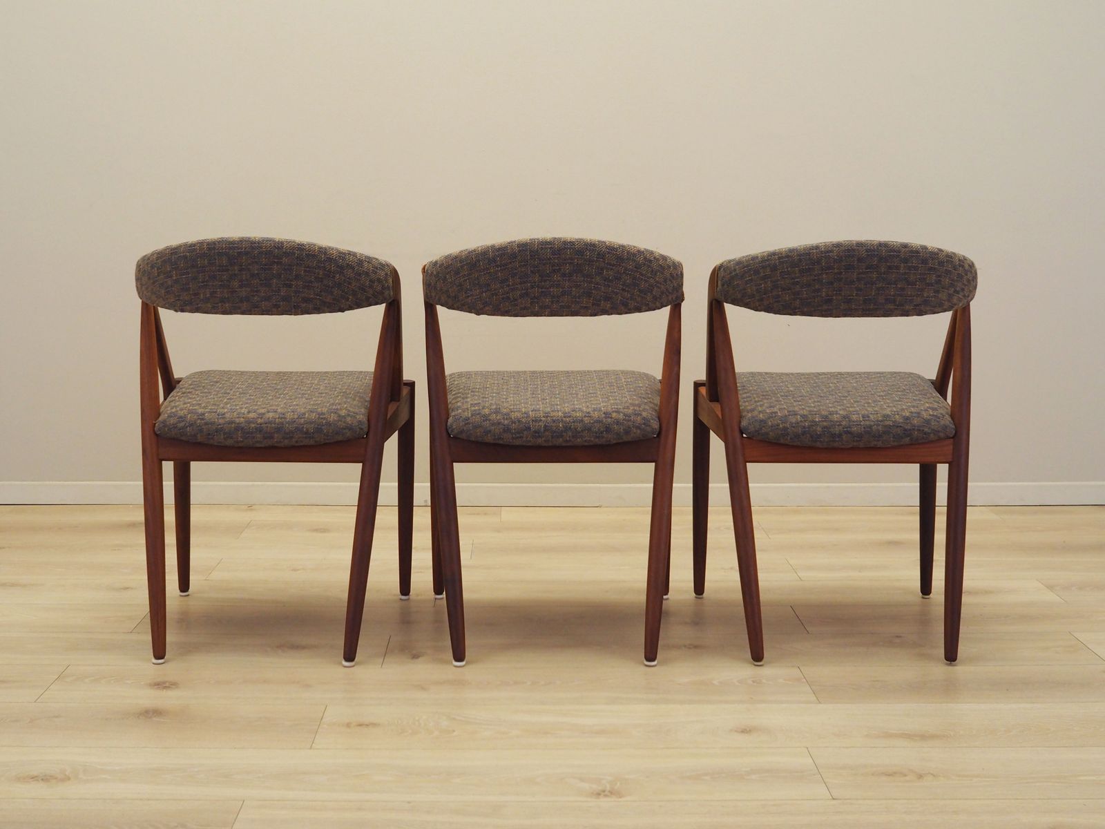 Set Van Drie Teakhouten Stoelen, Deens Design, Ca. Jaren 1970, Ontwerper: Kai Kristiansen photo 1819.0