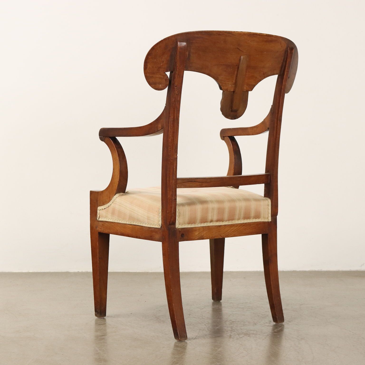 photo for sale Antique Directoire Armchairs Cherrywood Fabric XVIII XIX Century