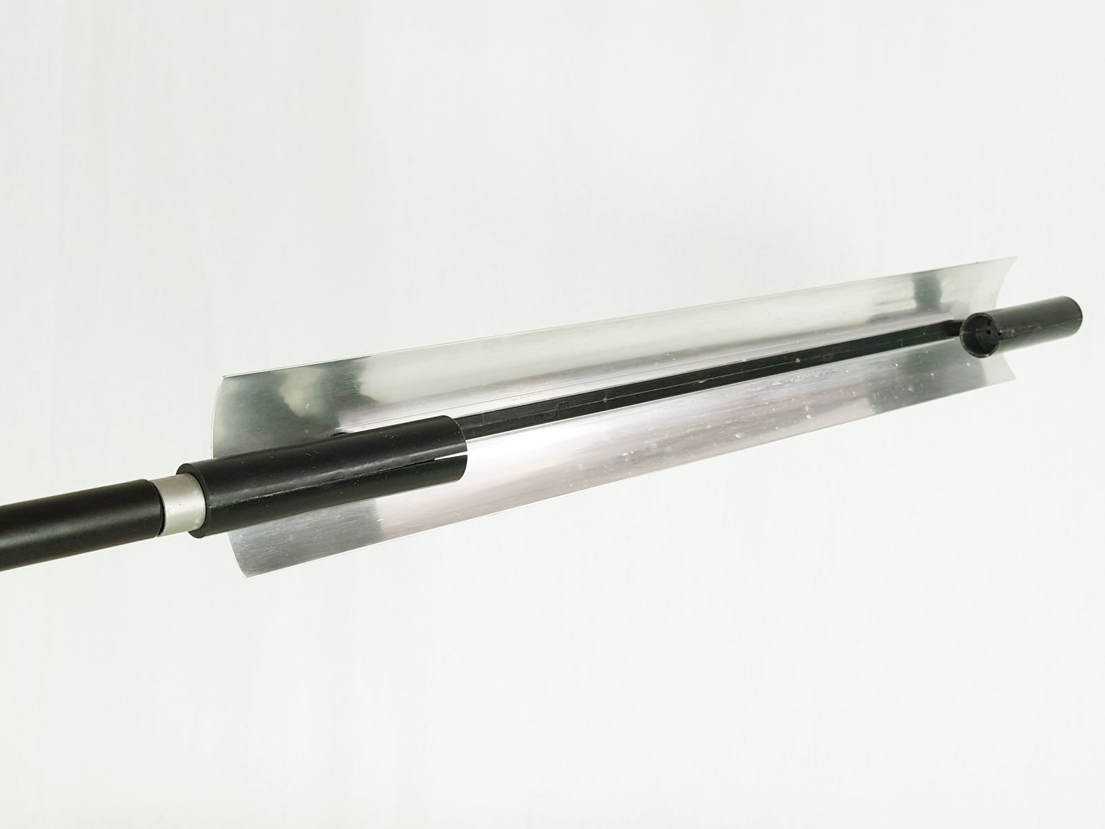 1150.0 Black Metal And Aluminum Tubino Table Lamp By Achille & Pier Giacomo Castiglioni For Flos, 1970s photo