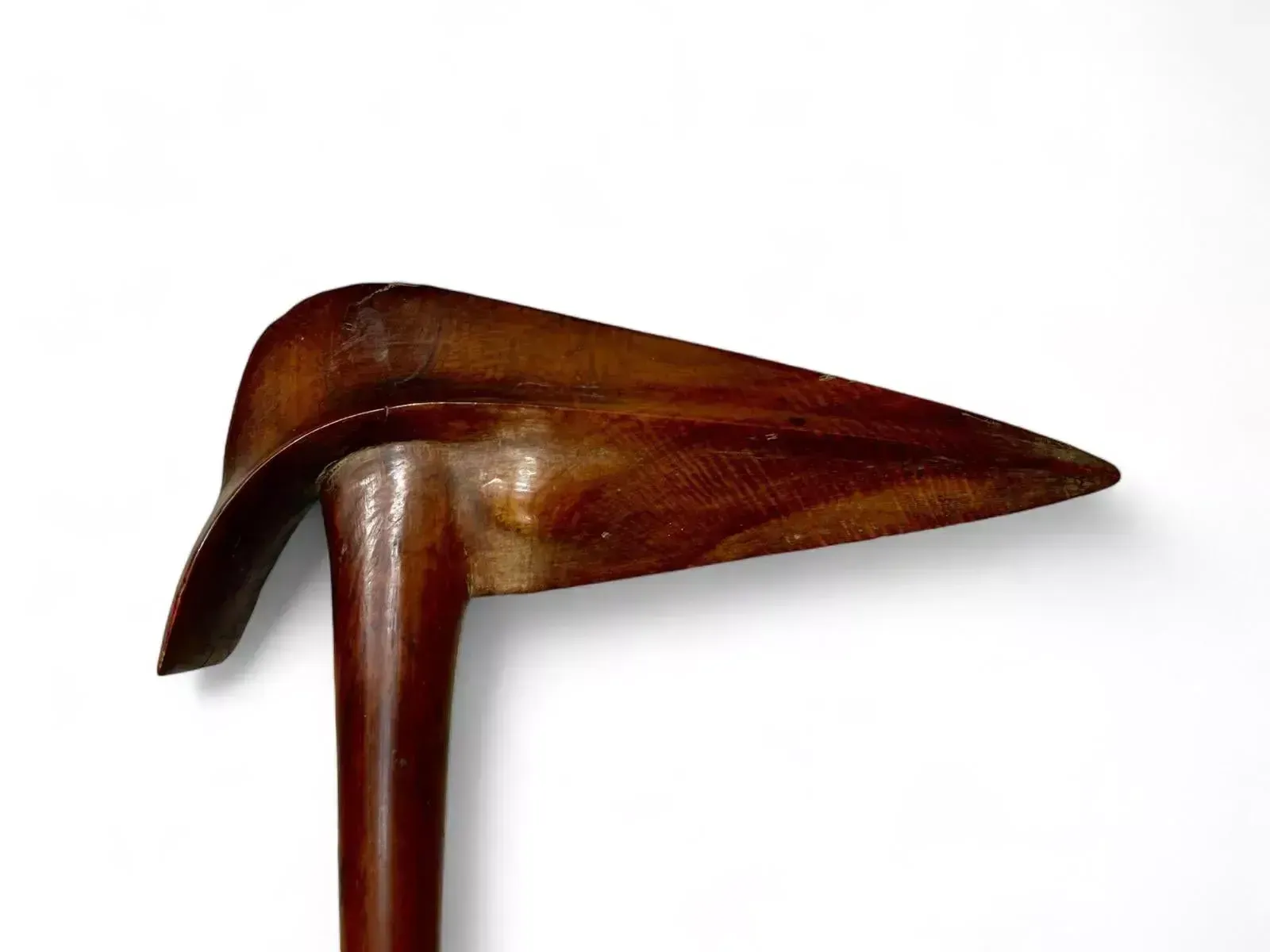 photo for sale Rare Kanak Kagu Wooden Bird Beak Puzzle, New Caledonia, 19th Century