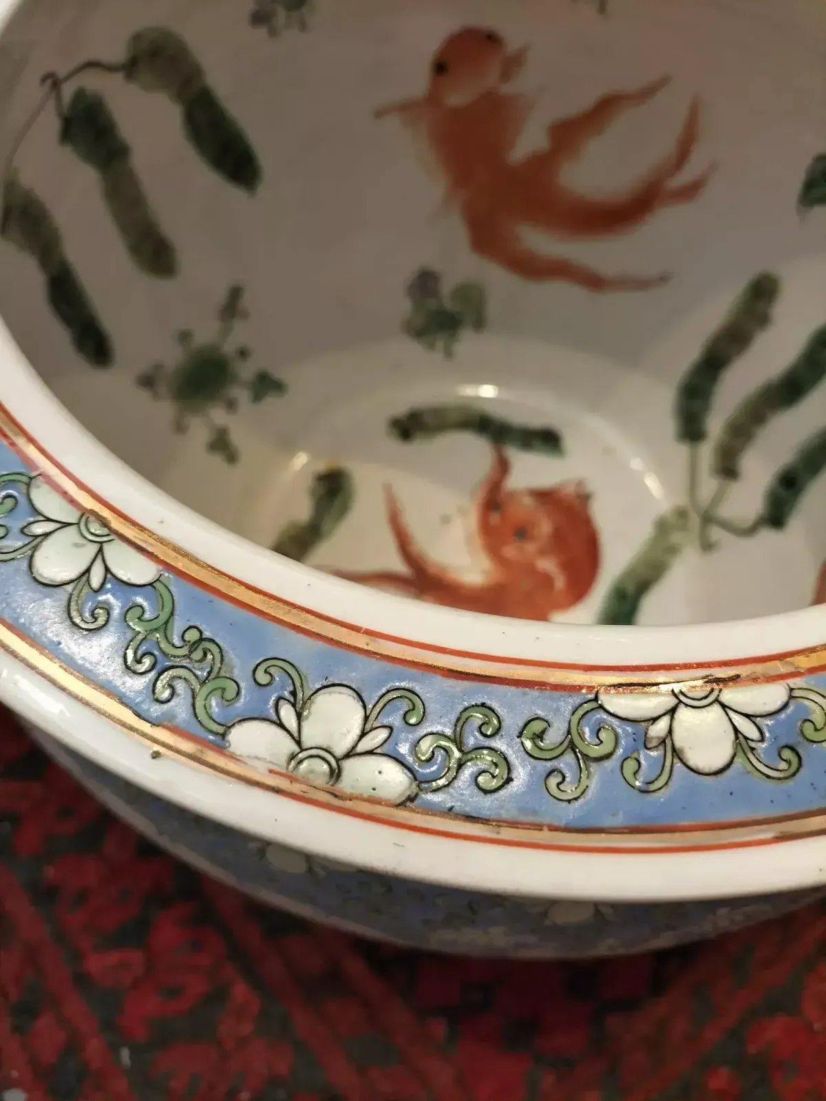 19th Century Aquarium Pot In Porcelain, China. photo buy