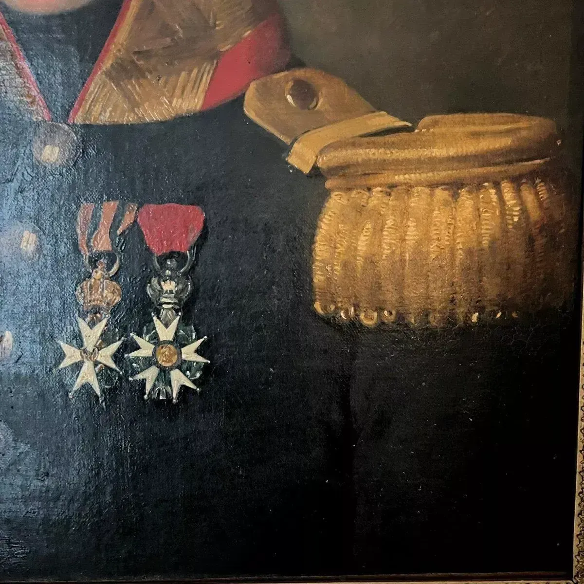 Portrait Of General Goethals Attributed To Gustaaf Wappers (1803 1874) photo vintage