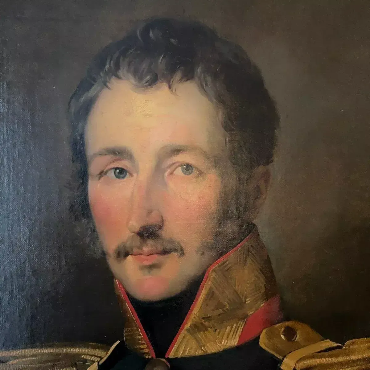 photo for sale Portrait Of General Goethals Attributed To Gustaaf Wappers (1803 1874)