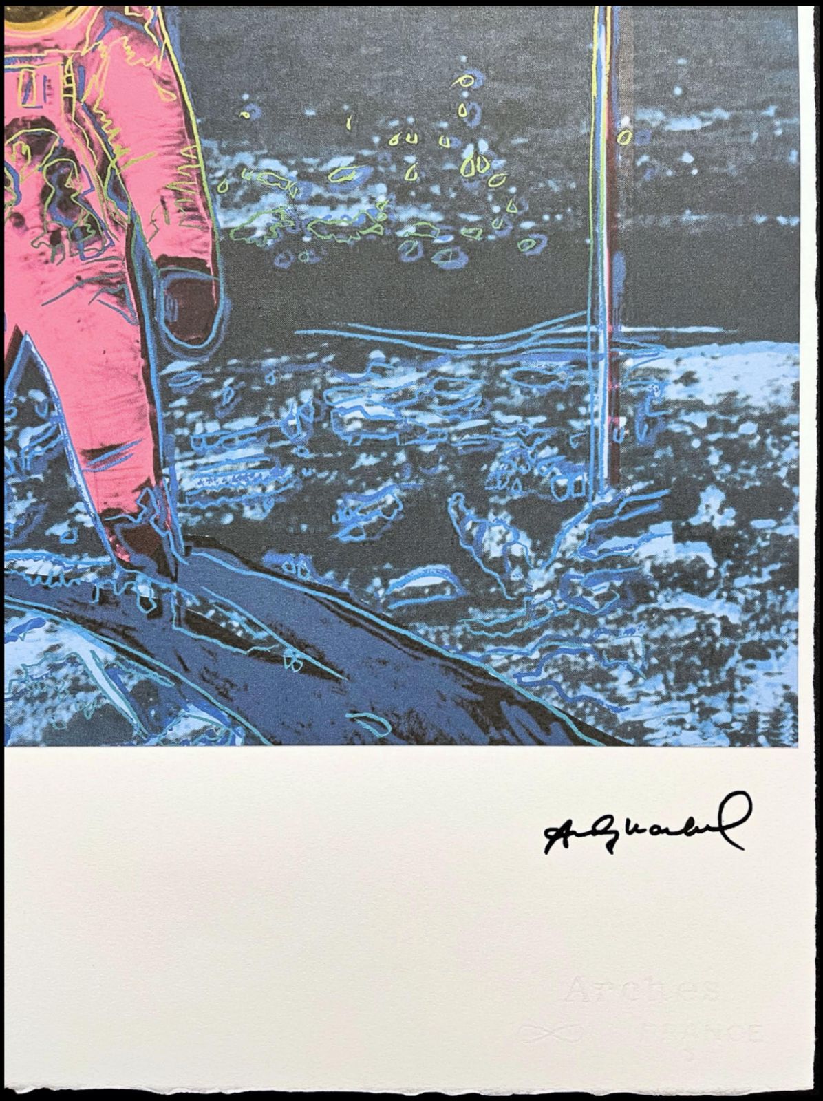 Andy Warhol “Moonwalk” Signed, Limited Edition Of 100, 38 X 56 Cm, Edition Leo Castelli #Warhol  #Popart photo Art