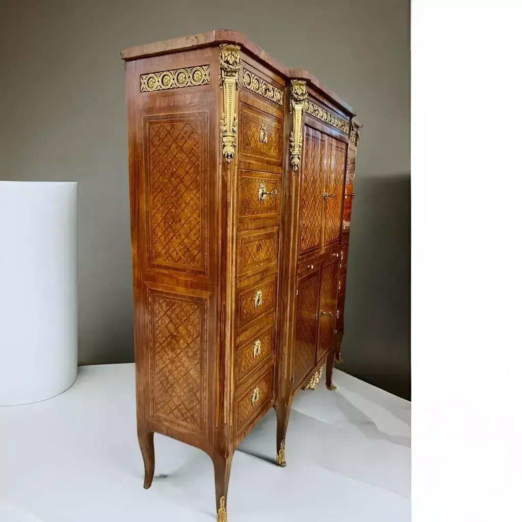 Late 19th Century Louis XV Transition Style Cabinet photo furniture