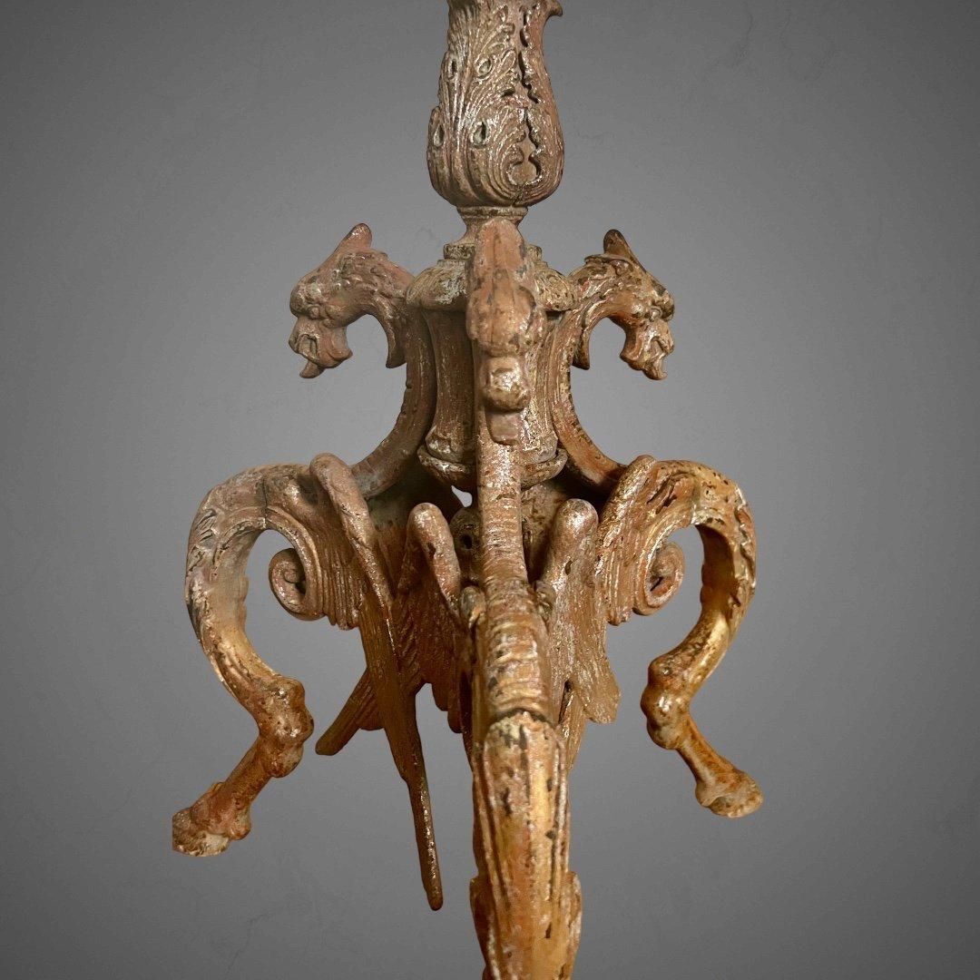 19th Century Large Hexagonal Bronze Jardiniere In The Style Of Victor Paillard photo vinterior