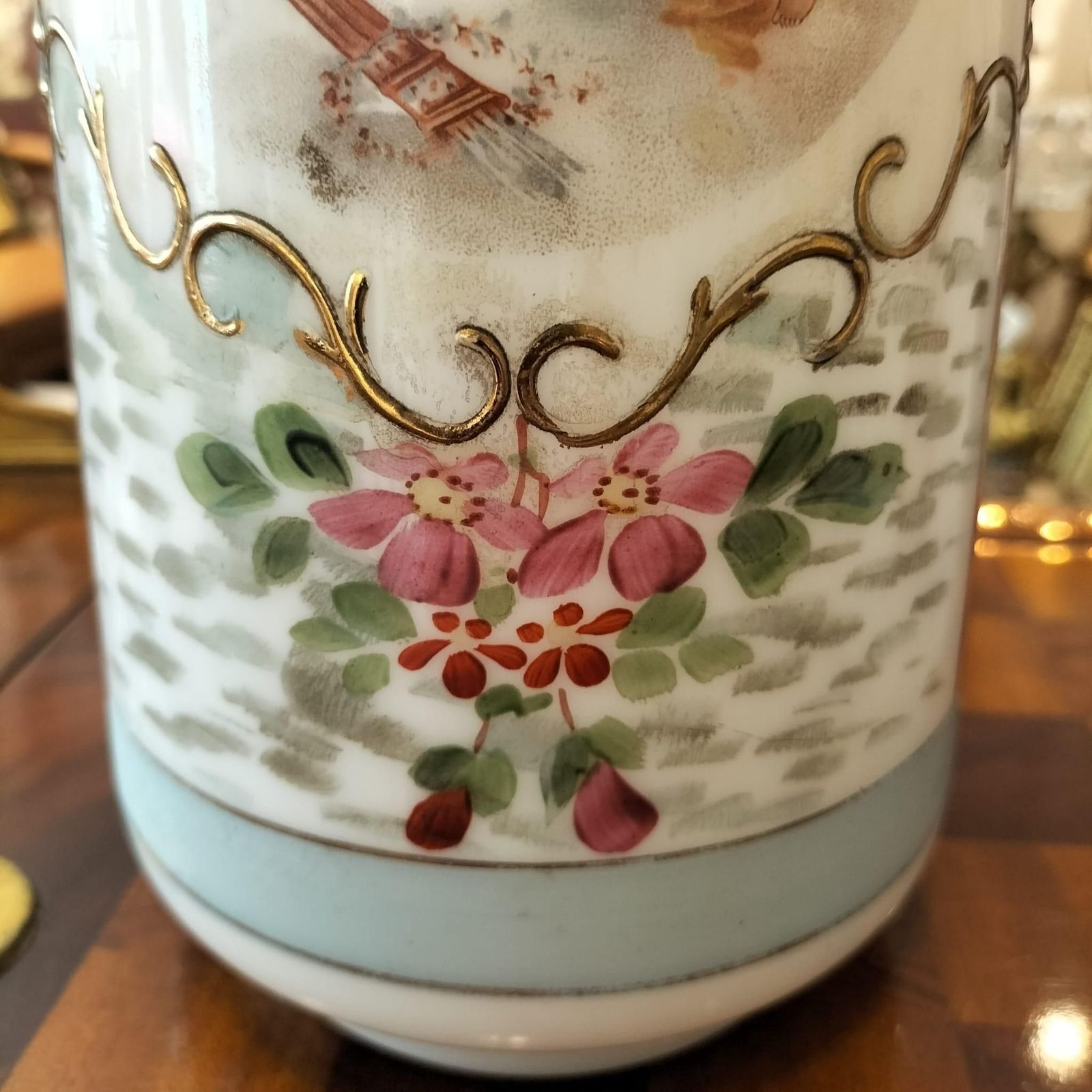 1735.0 Pair Of 19th Century Vases In Opaline Glass photo